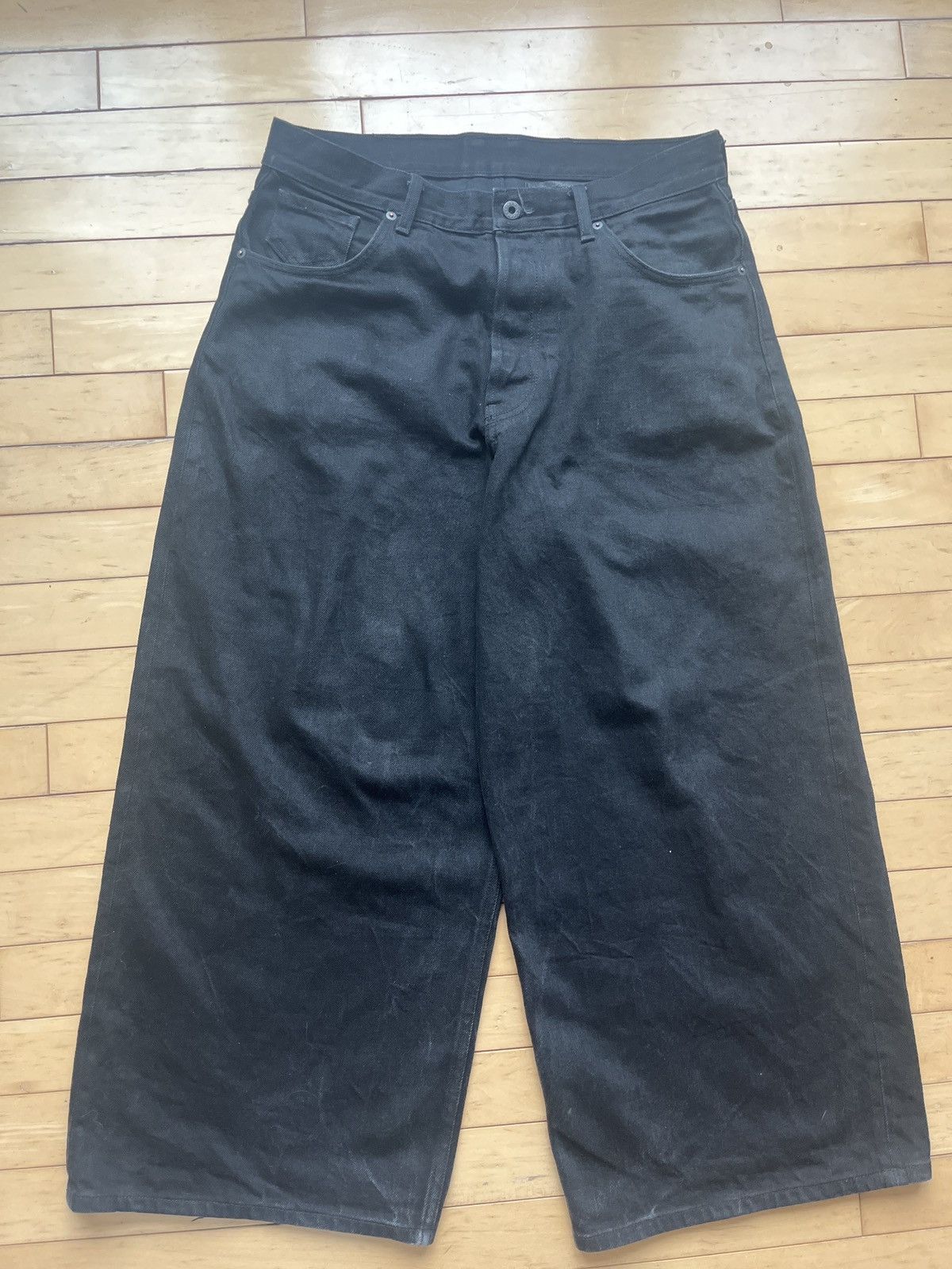 K-Two Studios Ktwo studios 14.5oz slub heavy denim loose Size US 34 / EU 50 - 2 Thumbnail