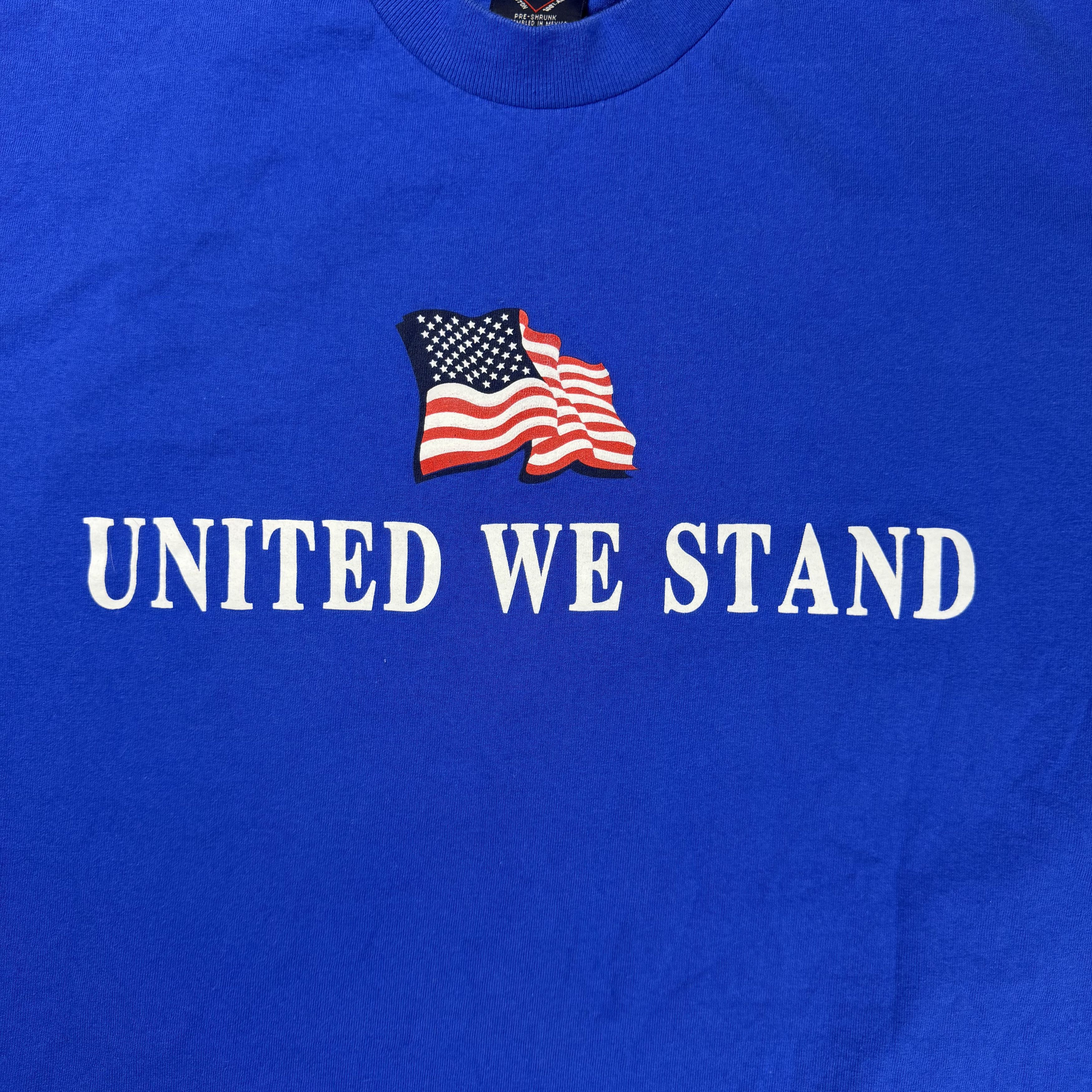 Vintage Vintage Y2K US T’s United We Stand Tee Shirt Large Blue Size US L / EU 52-54 / 3 - 3 Thumbnail