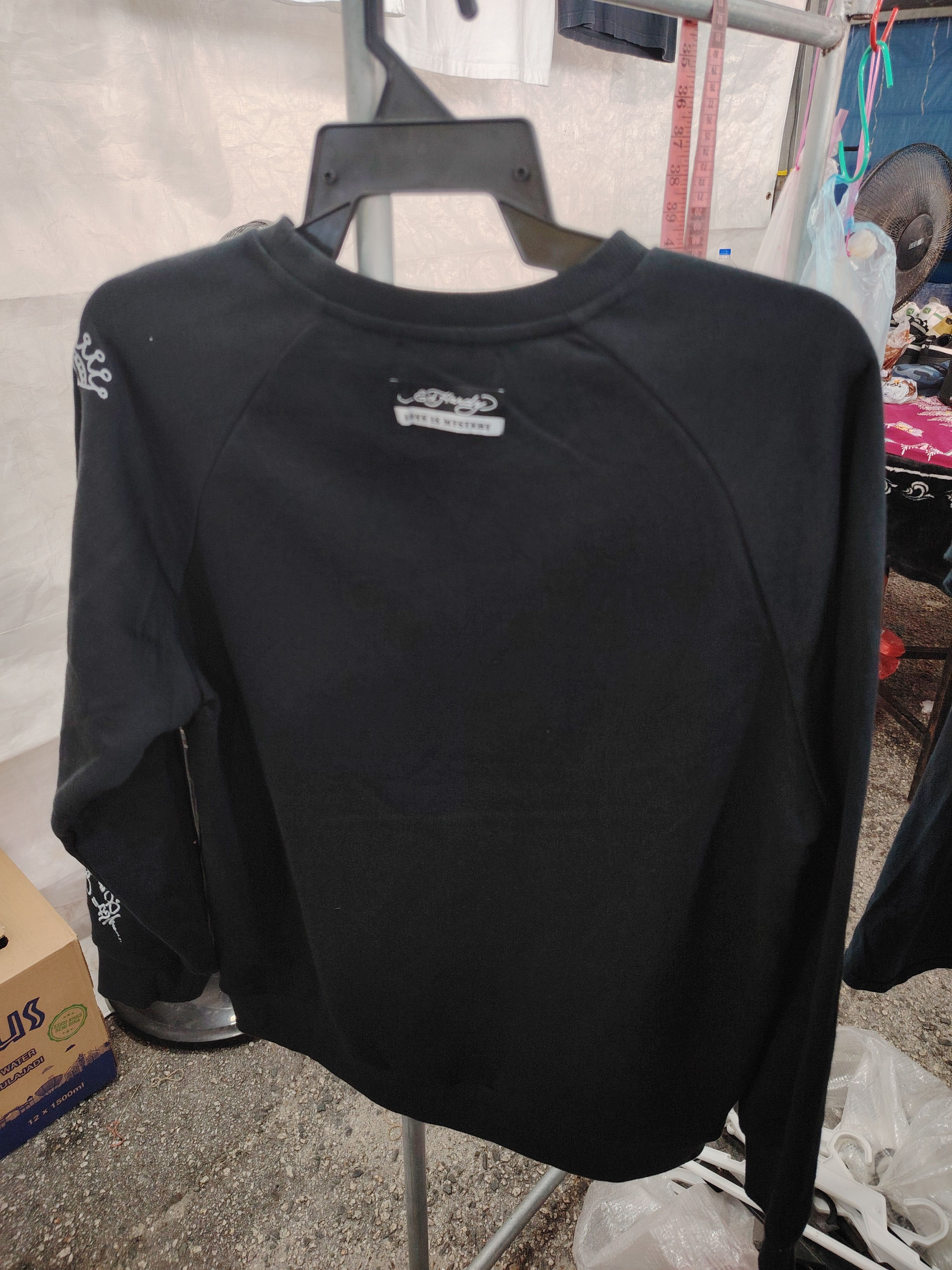 Christian Audigier ED HARDY Love is Mystery Black SWEATSHIRT Size US L / EU 52-54 / 3 - 2 Thumbnail