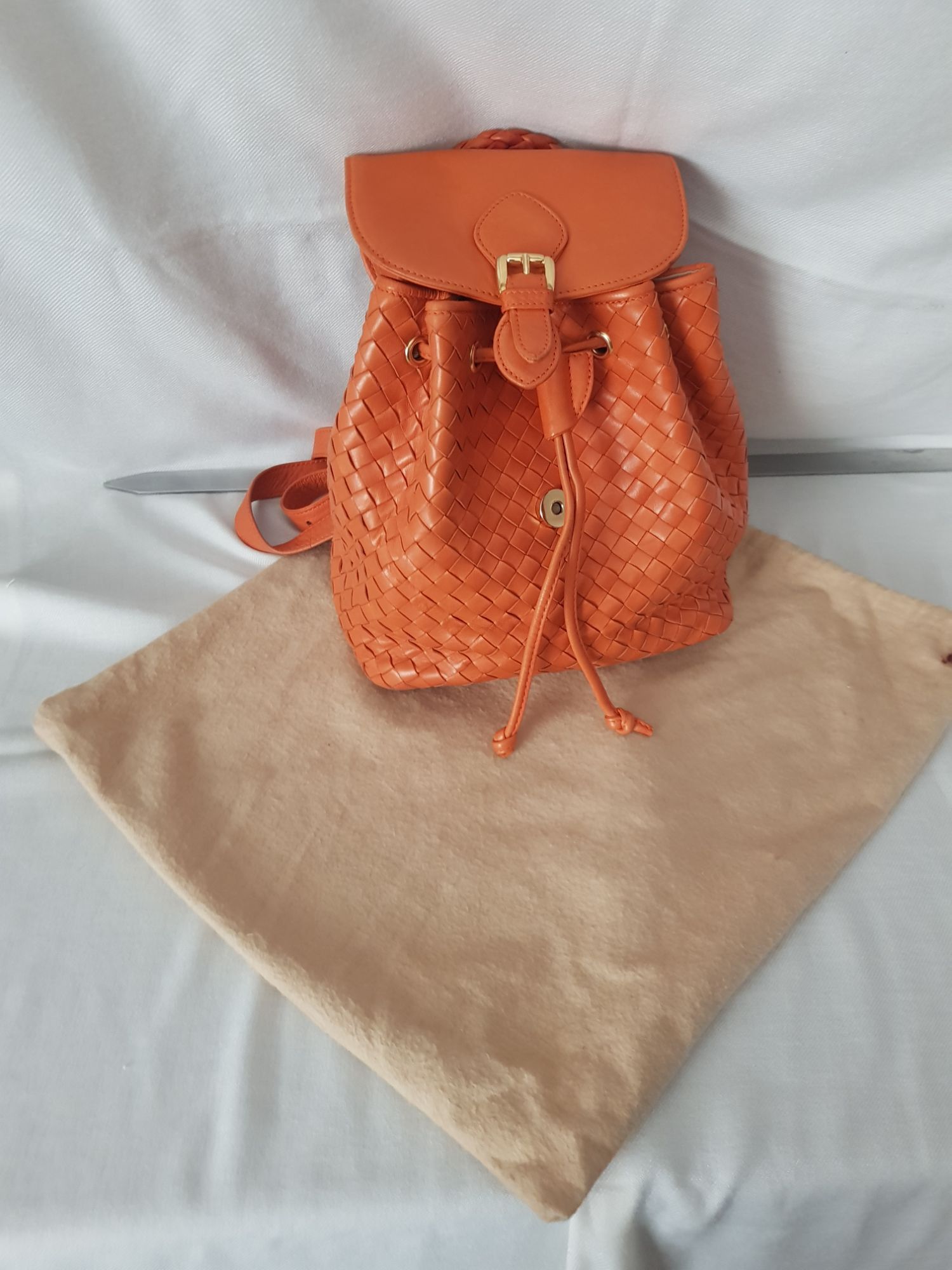 Other Vintage Asprey London Woven Leather Backpack Size ONE SIZE - 5 Thumbnail