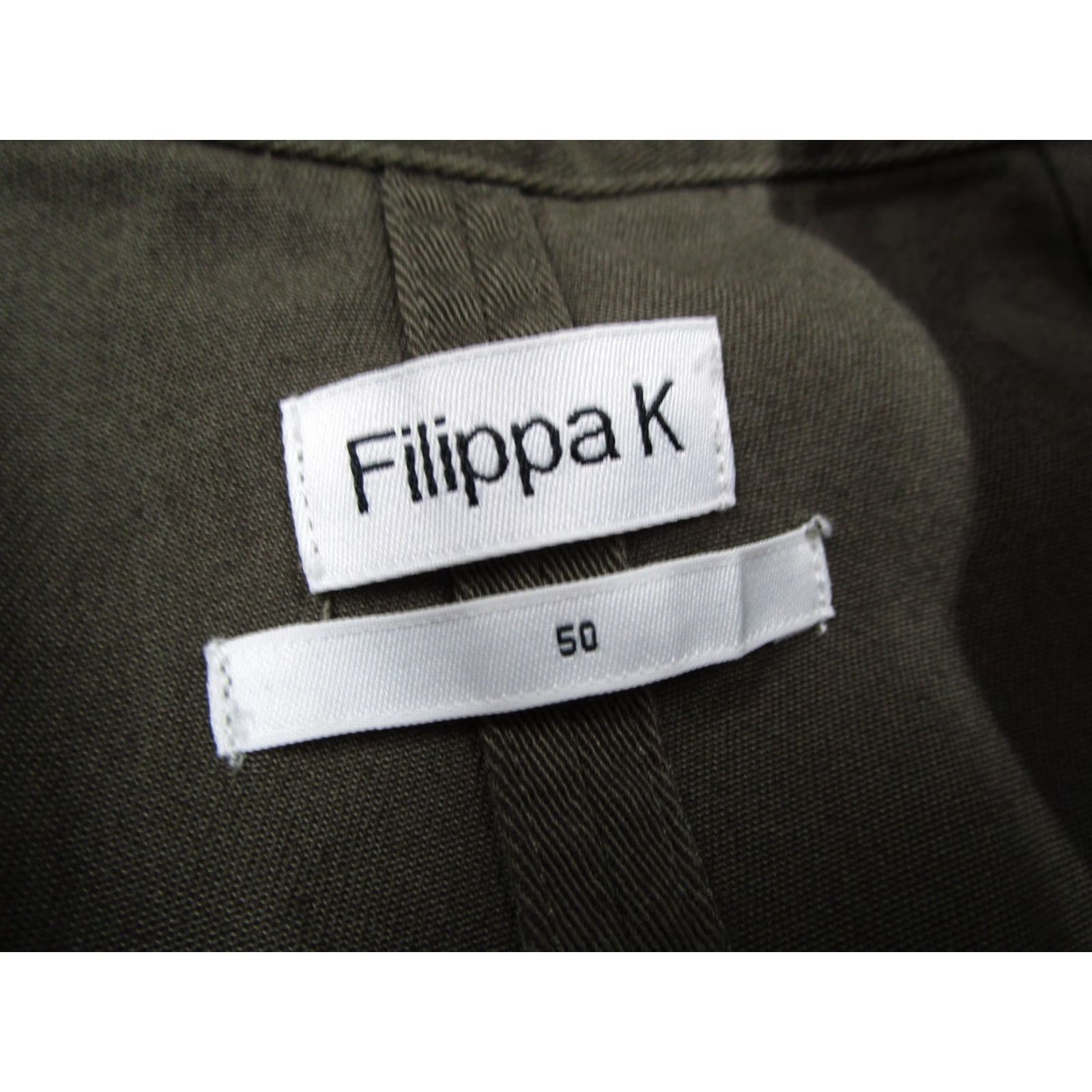 Filippa K VINTAGE Filippa K M. Lavy Workwear Jacket Chore Coat Snap Front Olive Green Mens Large 50 Cotton Canvas Spring Fall Seasons Bohemian Mens Size US M / EU 48-50 / 2 - 3 Thumbnail