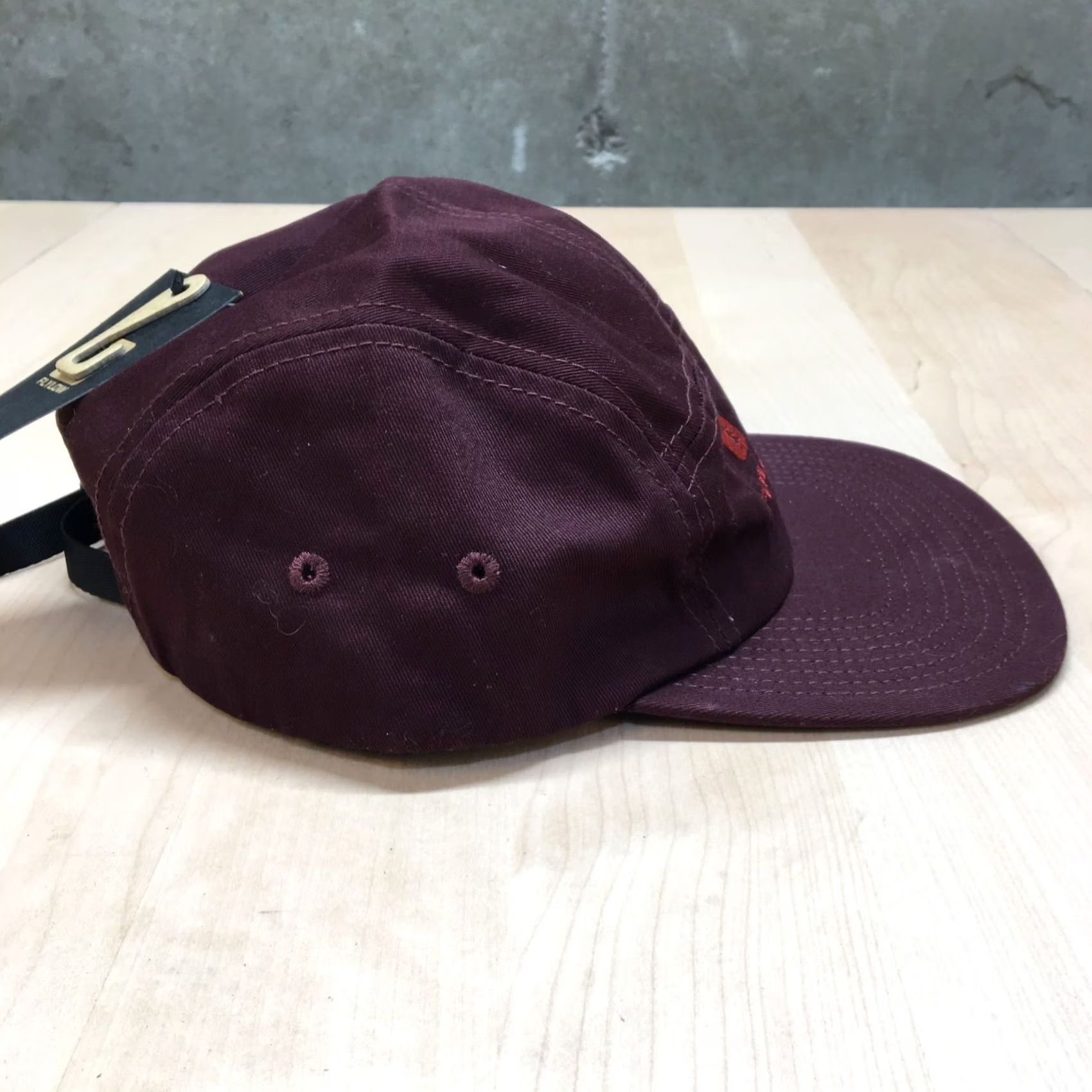 Flylow Flylow Dragon Cap 5 Panel Hat Maroon Red Strapback NWT Outdoors Climbing Mens One Size Adjustable Hat Size ONE SIZE - 3 Thumbnail