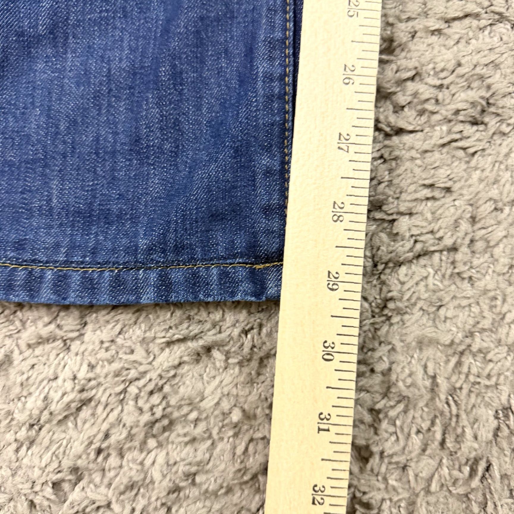 Vintage Joe's Jeans Jeans Mens 32 Straight Leg Mid Rise Dark Wash 100% Cotton Denim Blue The Rebel Size US 32 / EU 48 - 6 Thumbnail
