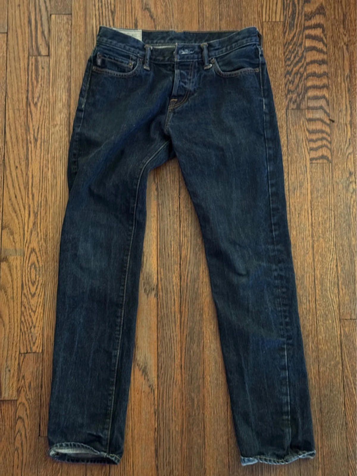 Abercrombie & Fitch A&F Straight Denim- Dark Wash- Mens 30x32 Size US 30 / EU 46 - 3 Thumbnail