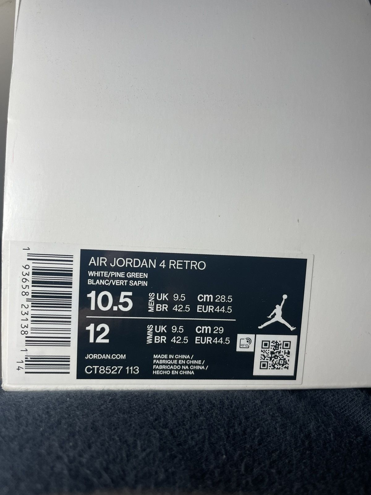 Jordan Brand Jordan 4 Metallic Green Size US 10.5 / EU 43-44 - 8 Thumbnail