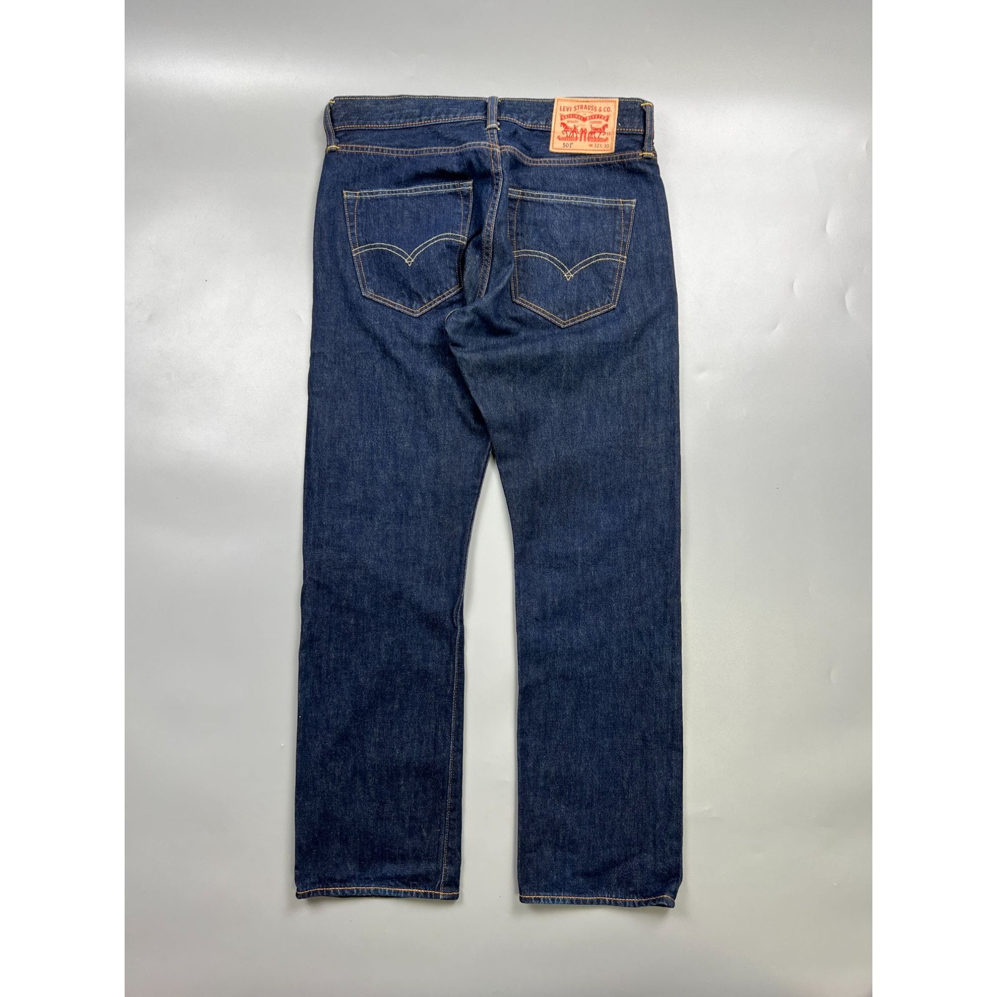 Levi's 501 Dark Blue Denim Jeans Pants (Y0928)