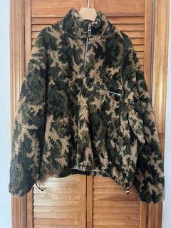 Forest Camo Seclusion Fleece  Men's Quarter Zip Fleece - RONNING