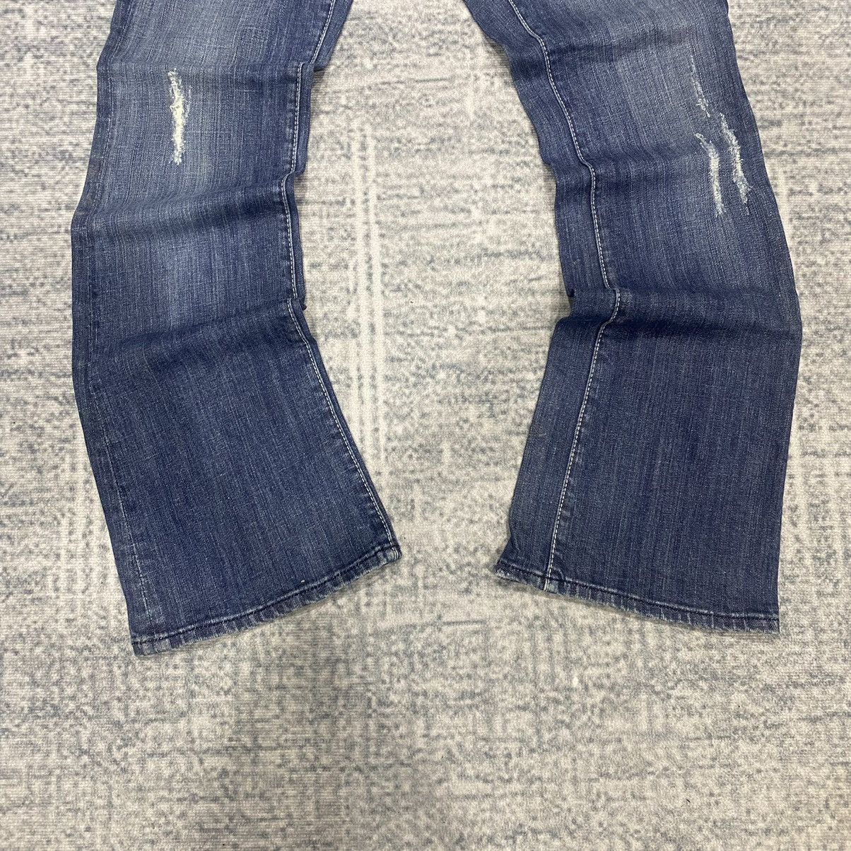 Hysteric Glamour × Japanese Brand × Le Grande Bleu (L.G.B.) Flare☠️Vigoss Ripped Bootcut Jeans Washed Vintage 90s Size US 30 / EU 46 - 5 Thumbnail