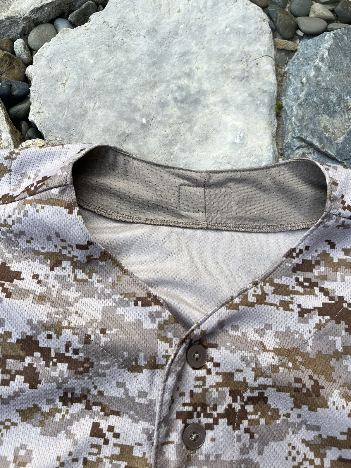 MLB × Majestic Vintage Majestic San Diego Padres button jersey camo shirt Size US XXL / EU 58 / 5 - 15 Thumbnail
