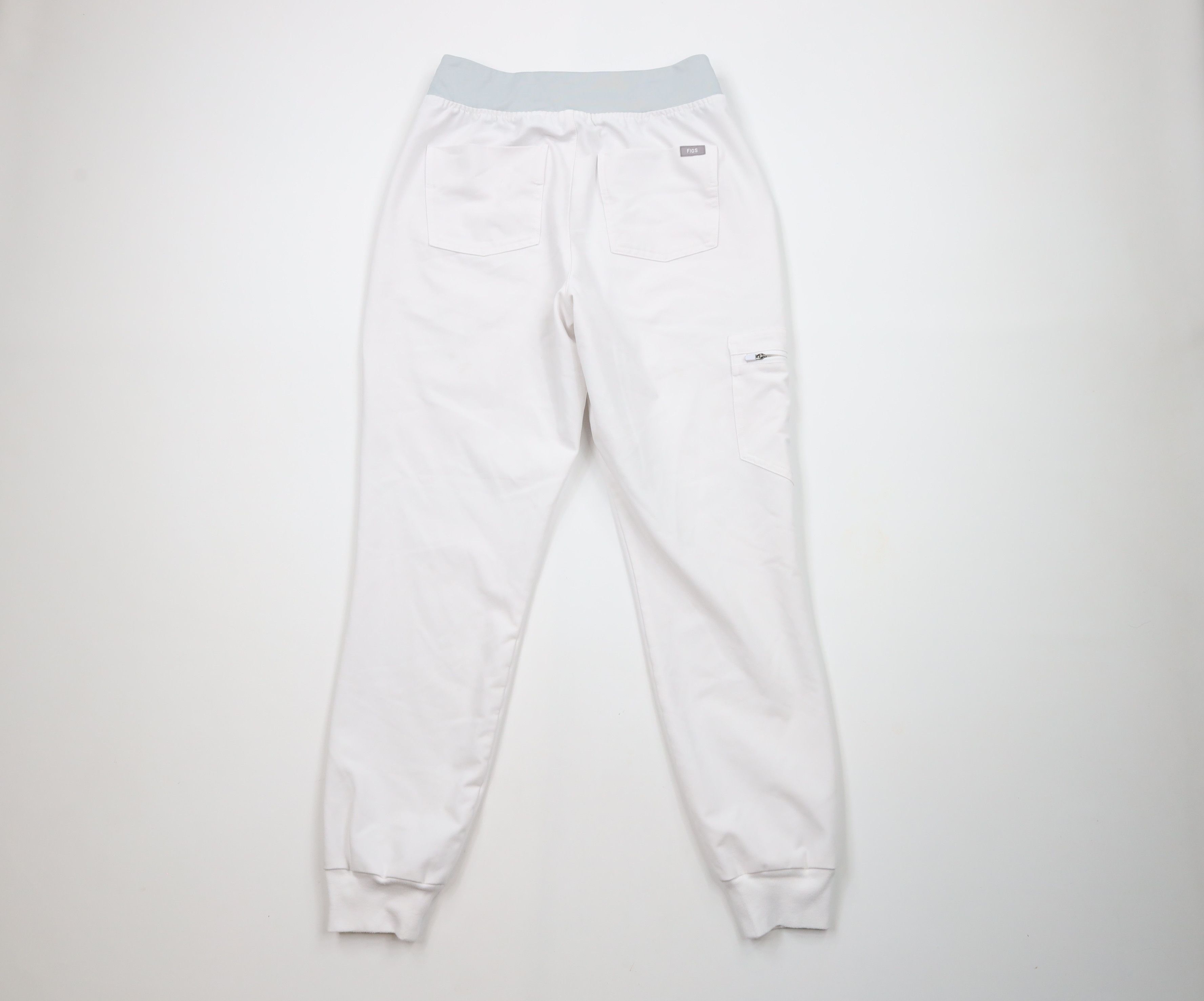 Vintage Figs Technical Collection Nurse Scrubs Joggers Pants White Size 26" / US 2 / IT 38 - 7 Thumbnail