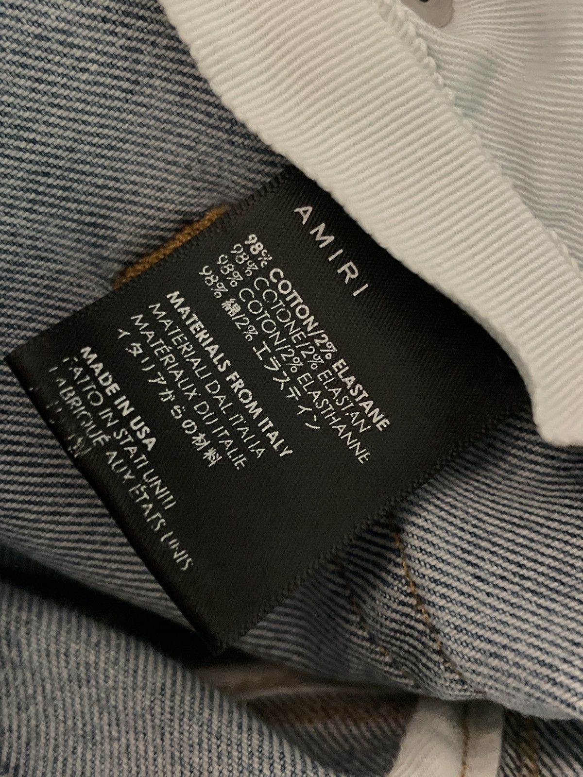 Amiri Amiri Art Patch Gen 1 Size US 30 / EU 46 - 5 Thumbnail