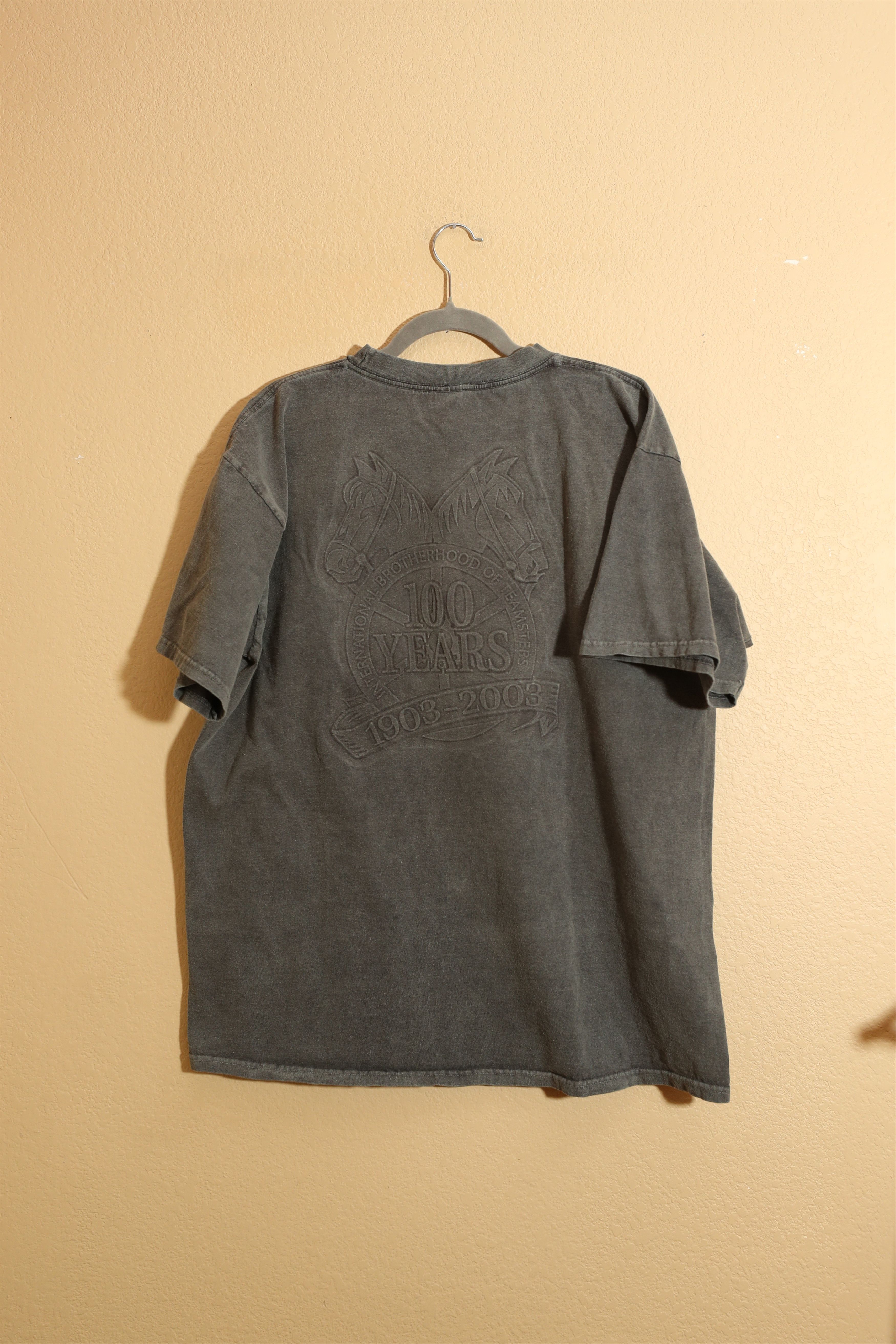 Vintage International Brotherhood of Teamsters 100 Years Tee (L) Size US L / EU 52-54 / 3 - 2 Thumbnail