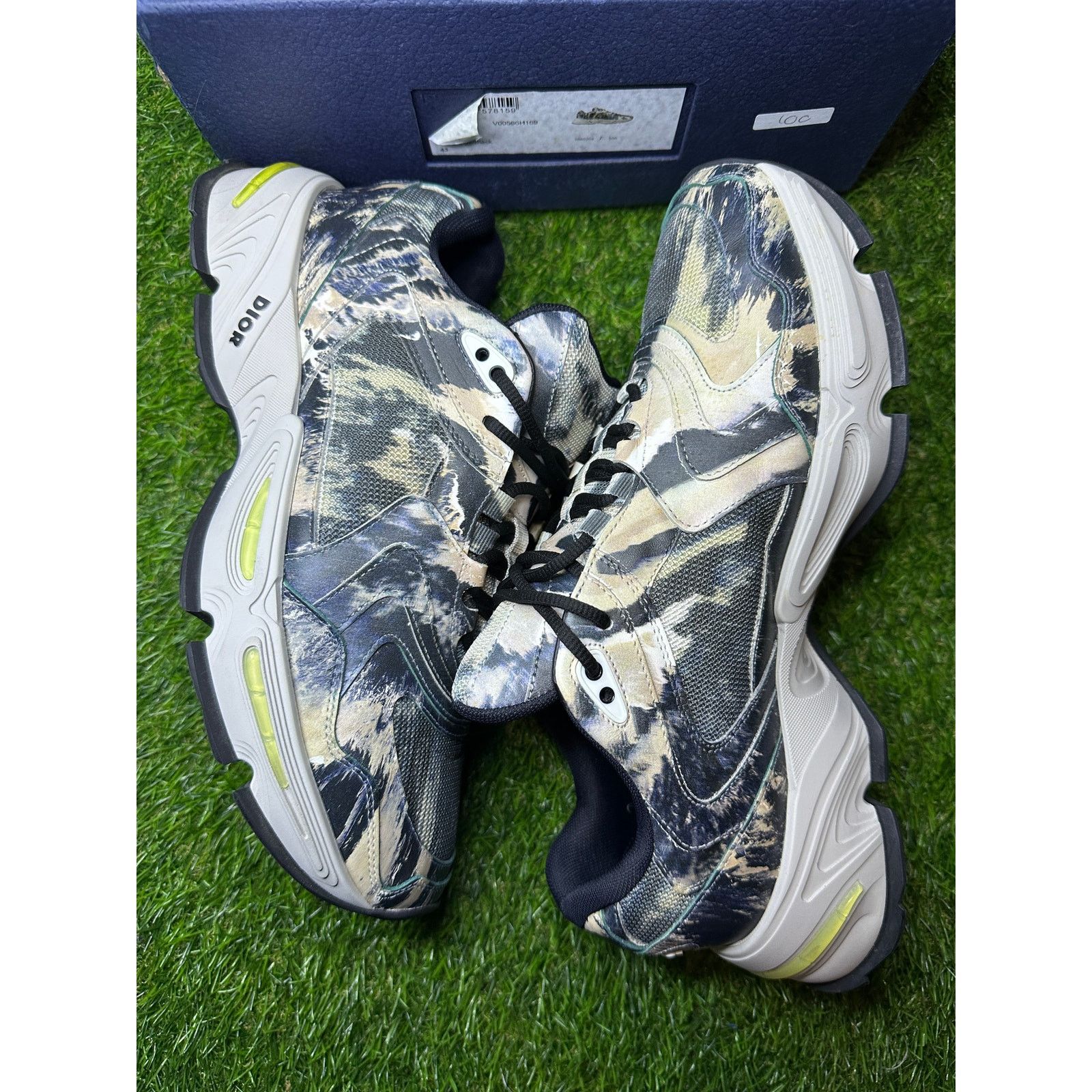 Dior Size 10 - Dior CD1 Marble Sneakers Size US 10 / EU 43 - 5 Thumbnail
