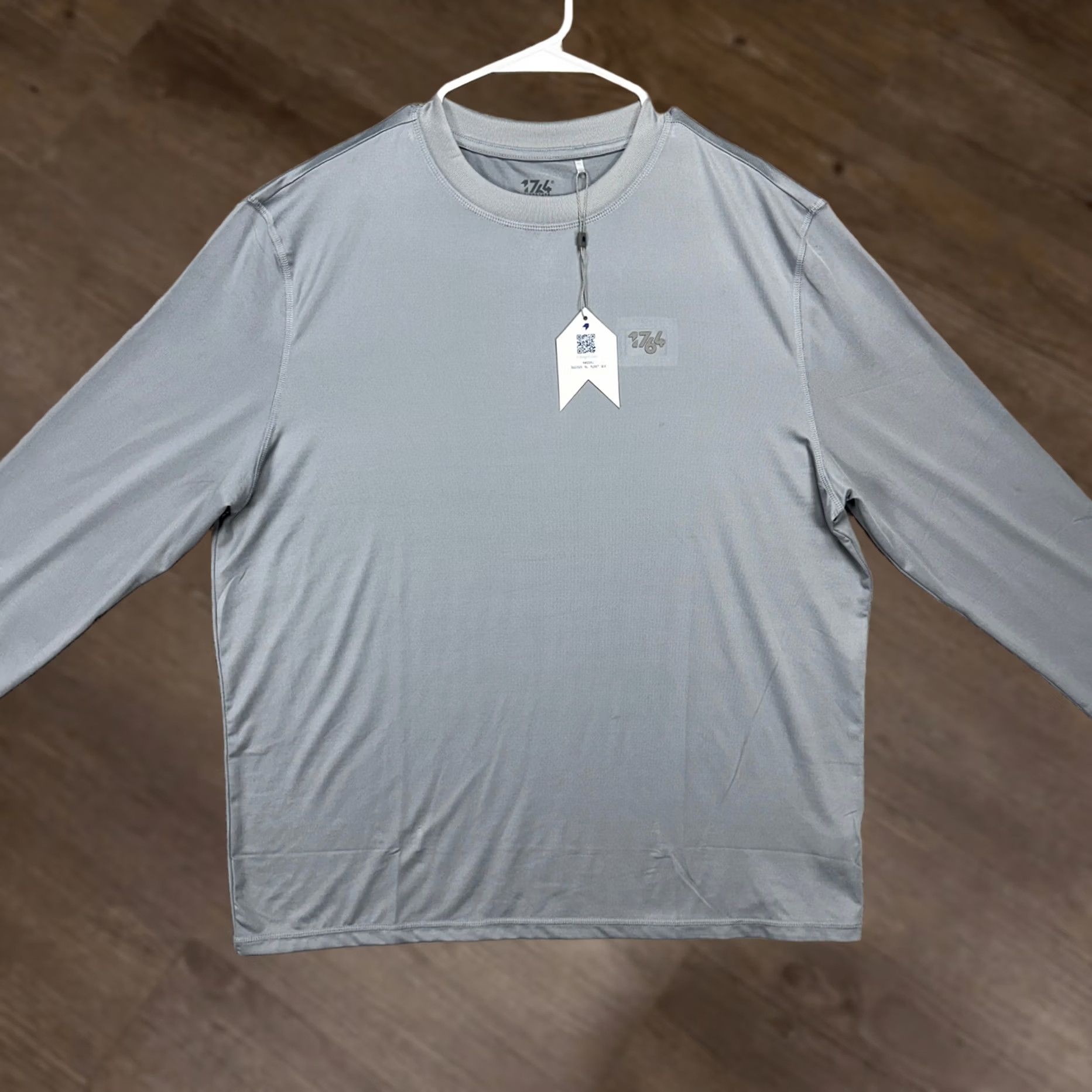 Vintage Signature T-Shirt Grey Crew Neck Long Sleeve Mens XL Signature 1764 Shirt Adult XL Grey Crewneck Long Sleeve Tee Stretch Mens NEW Size US XL / EU 56 / 4 - 1 Thumbnail