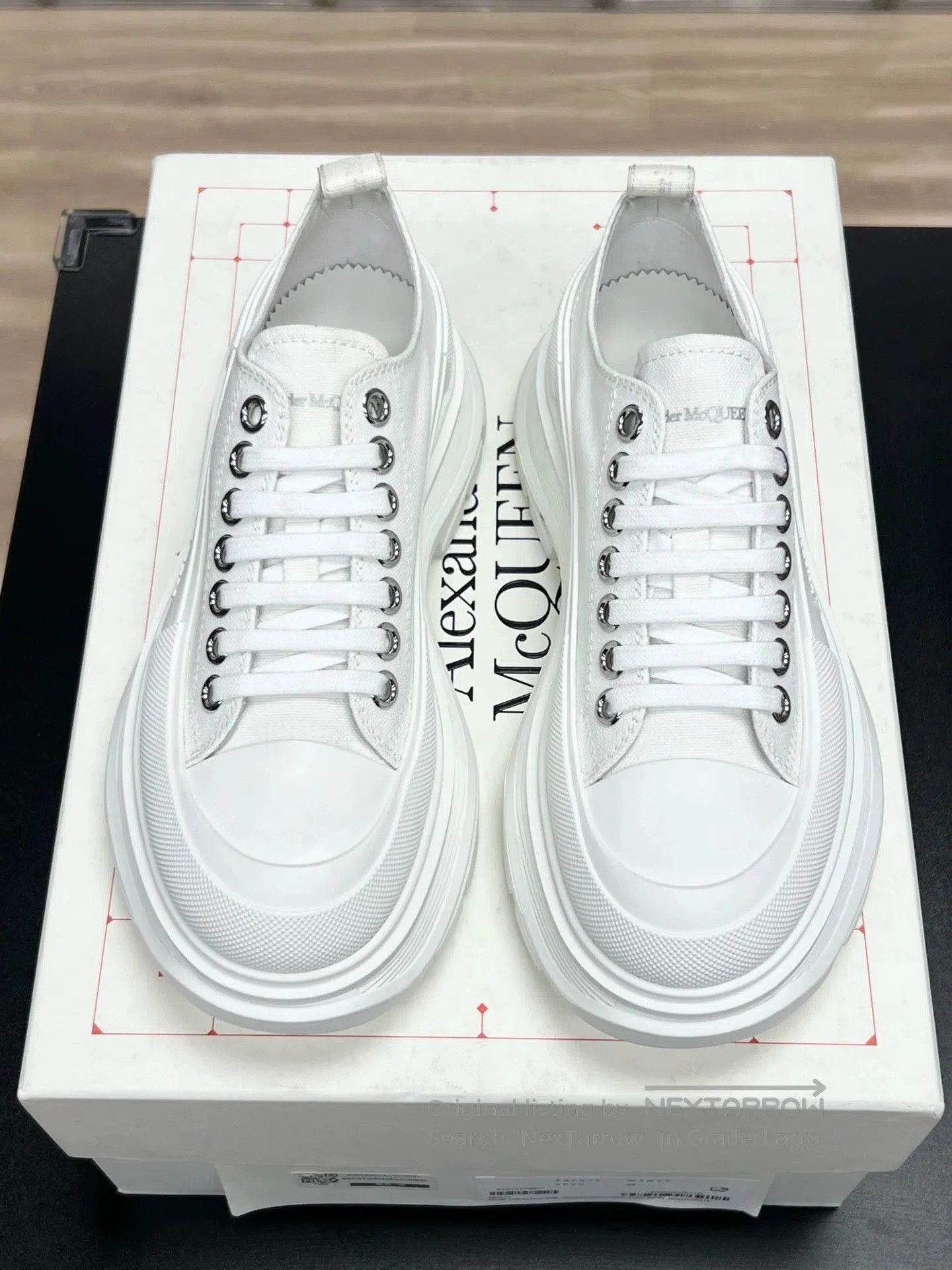 Alexander McQueen mcq white low. Size US 5.5 / EU 38 - 3 Thumbnail