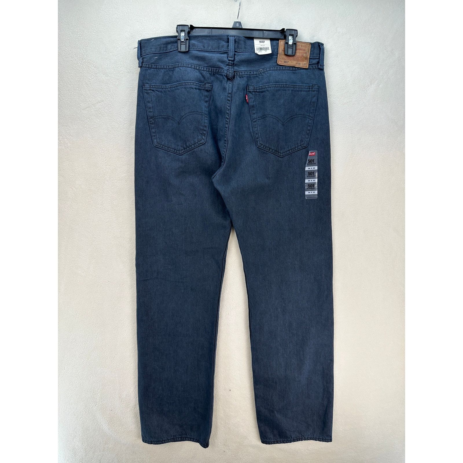 Levi's LEVI'S 501 VINTAGE STYLE MEN'S 36X32 DARK WASH STRAIGHT LEG Size US 36 / EU 52 - 9 Thumbnail