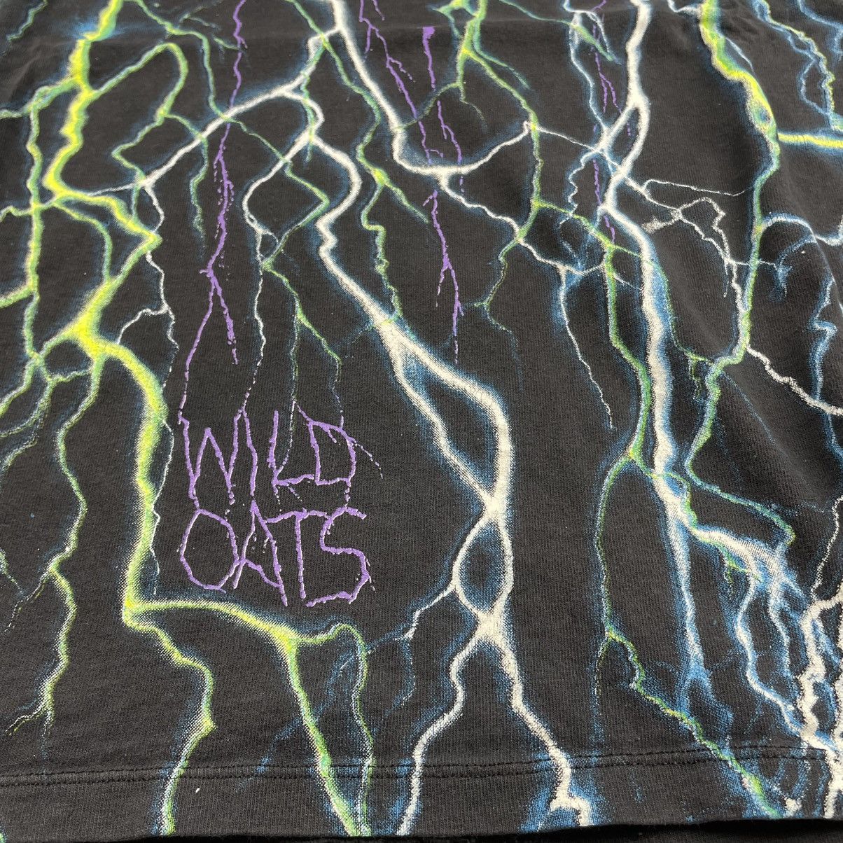 Vintage Vintage 90s Lightning All Over Print Wild Oats AOP Shirt M Size US L / EU 52-54 / 3 - 2 Thumbnail
