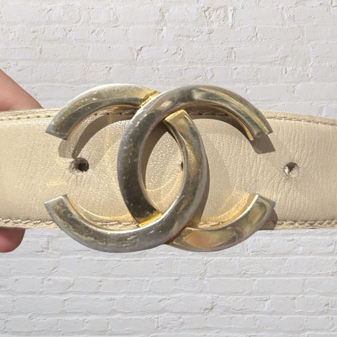 Chanel CHANEL CC Leather Belt Size ONE SIZE - 2 Thumbnail