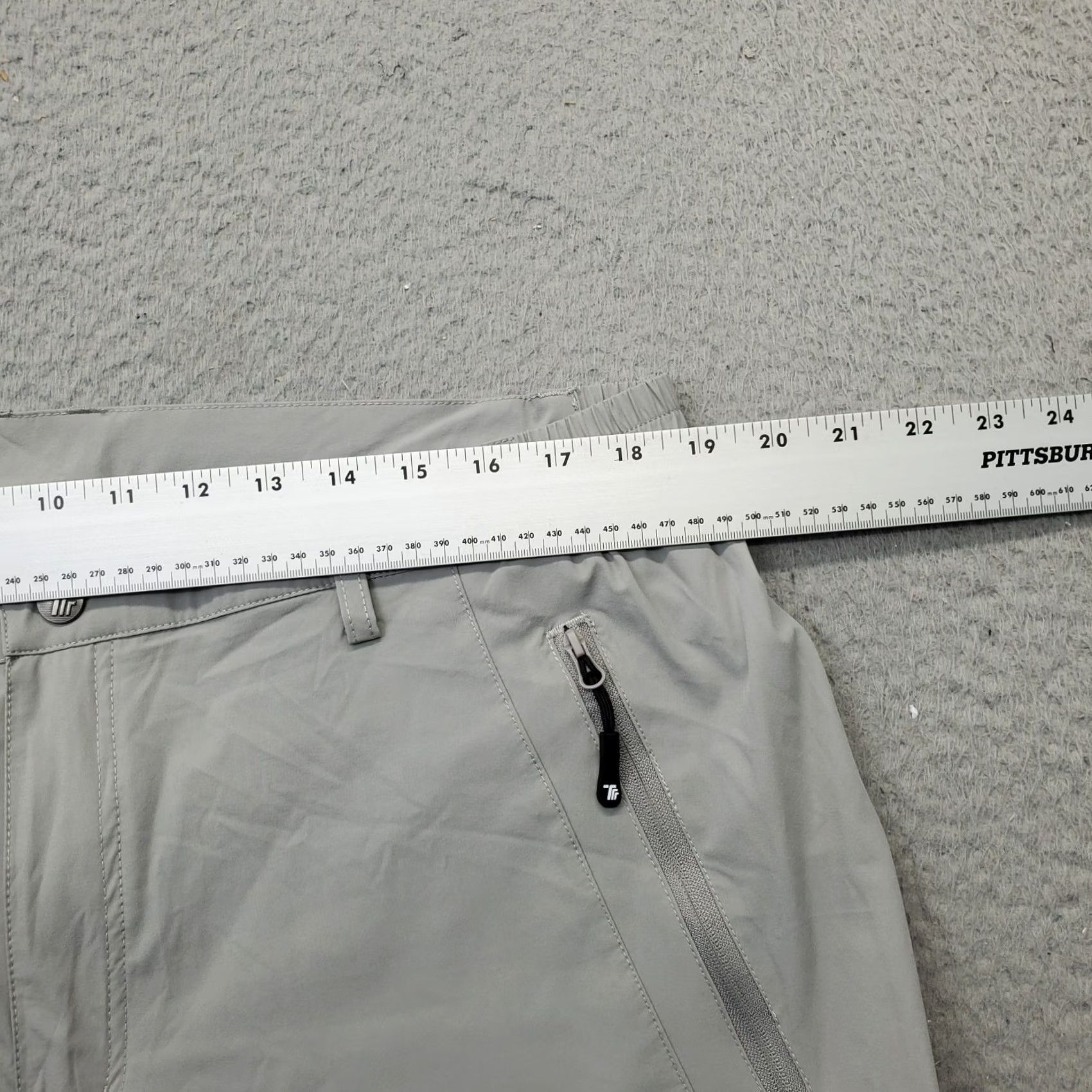 Vintage Outdoor Sports Mens 38 Gray Performance Stretch Flat Front Straight Leg Pants Size US 38 / EU 54 - 6 Thumbnail