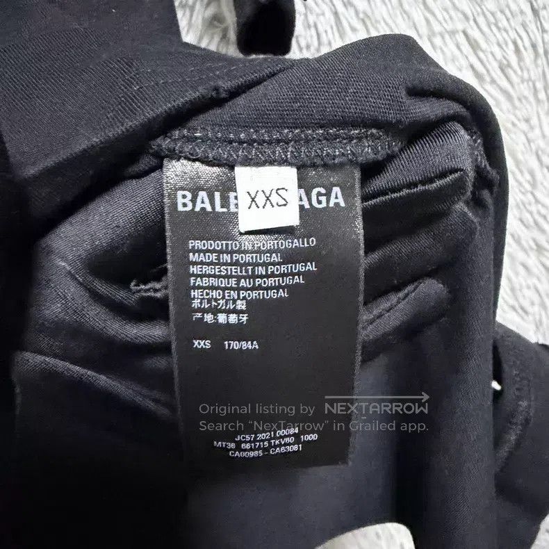 Balenciaga Balenciaga Double hook destruction short-sleeve XXS size Size US XXS / EU 40 - 4 Thumbnail