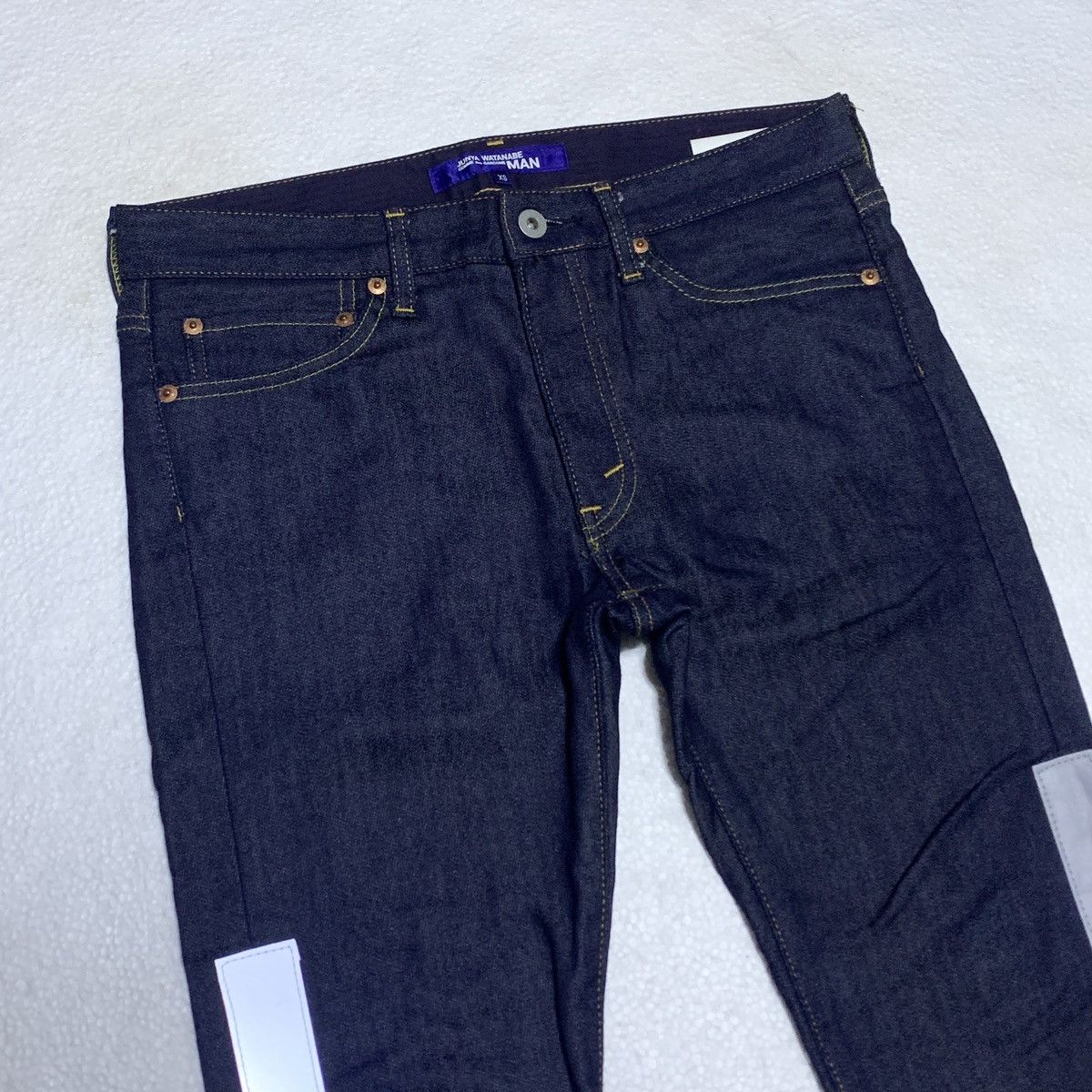 Comme des Garcons × Junya Watanabe Junya Watanabe CDG Men Reflective Denim Pants 👖 Size US 32 / EU 48 - 3 Thumbnail