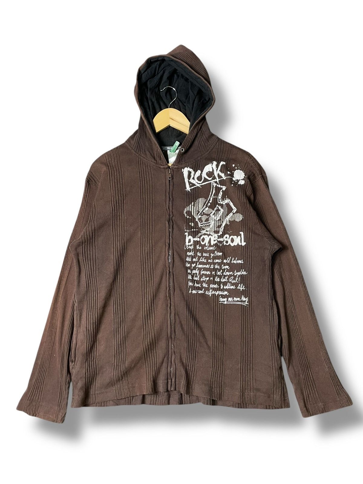 Japanese Brand × Vintage B-One Soul Projects Zipped Hoodie (77) Size US S / EU 44-46 / 1 - 1 Thumbnail