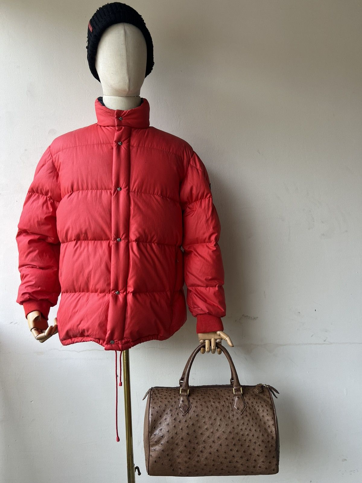 Leather Vintage JRA Japan Ostrich Leather Boston Bag Size ONE SIZE - 2 Thumbnail