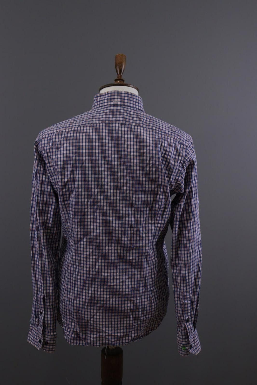 Eton Eton Slim Blue Check Luxury Button Down Shirt Size 41 / 16 Size US M / EU 48-50 / 2 - 10 Thumbnail