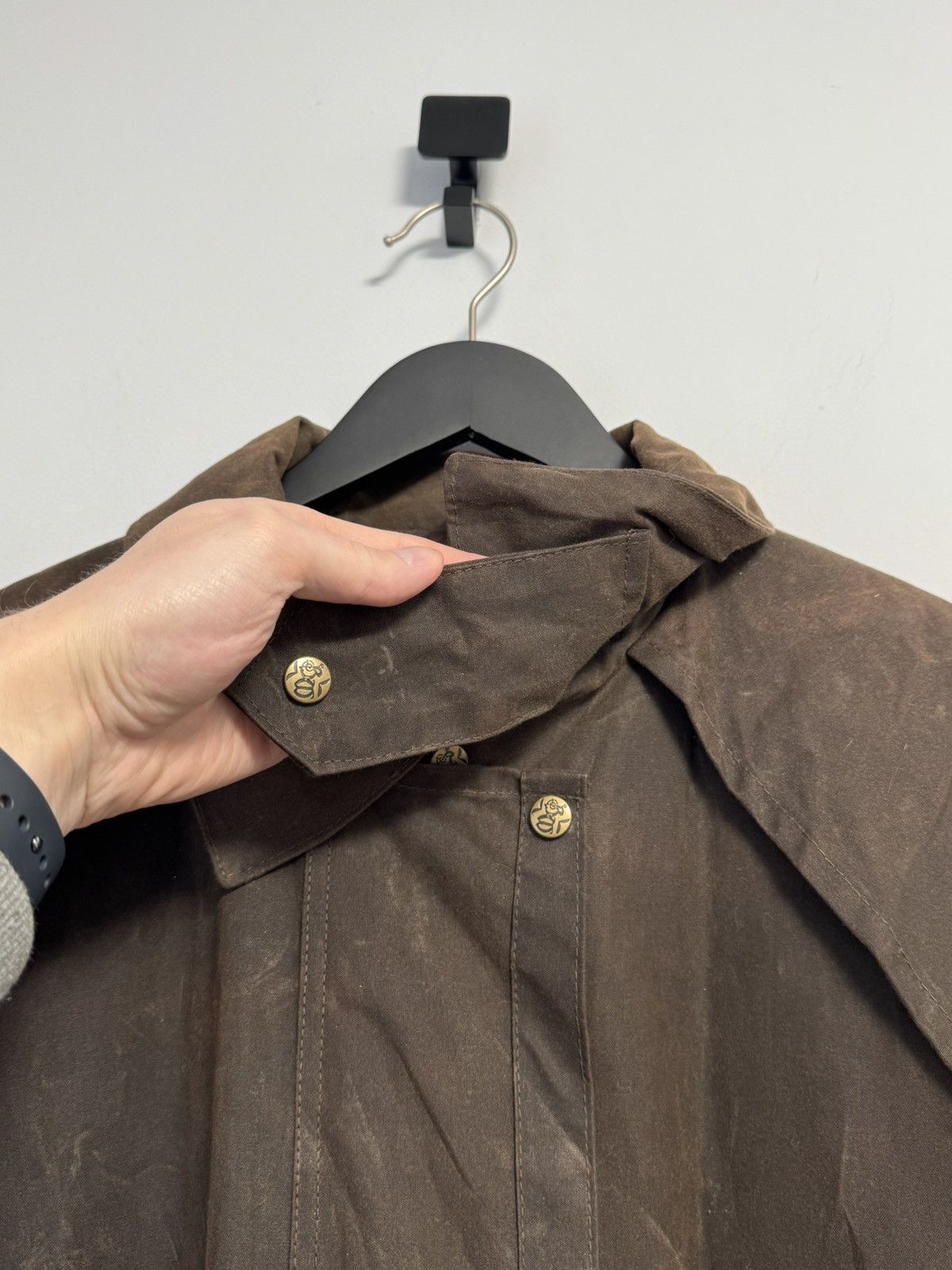 Other Burke Wills vintage wax waxed cotton short weatherall jacket Size US M / EU 48-50 / 2 - 11 Thumbnail