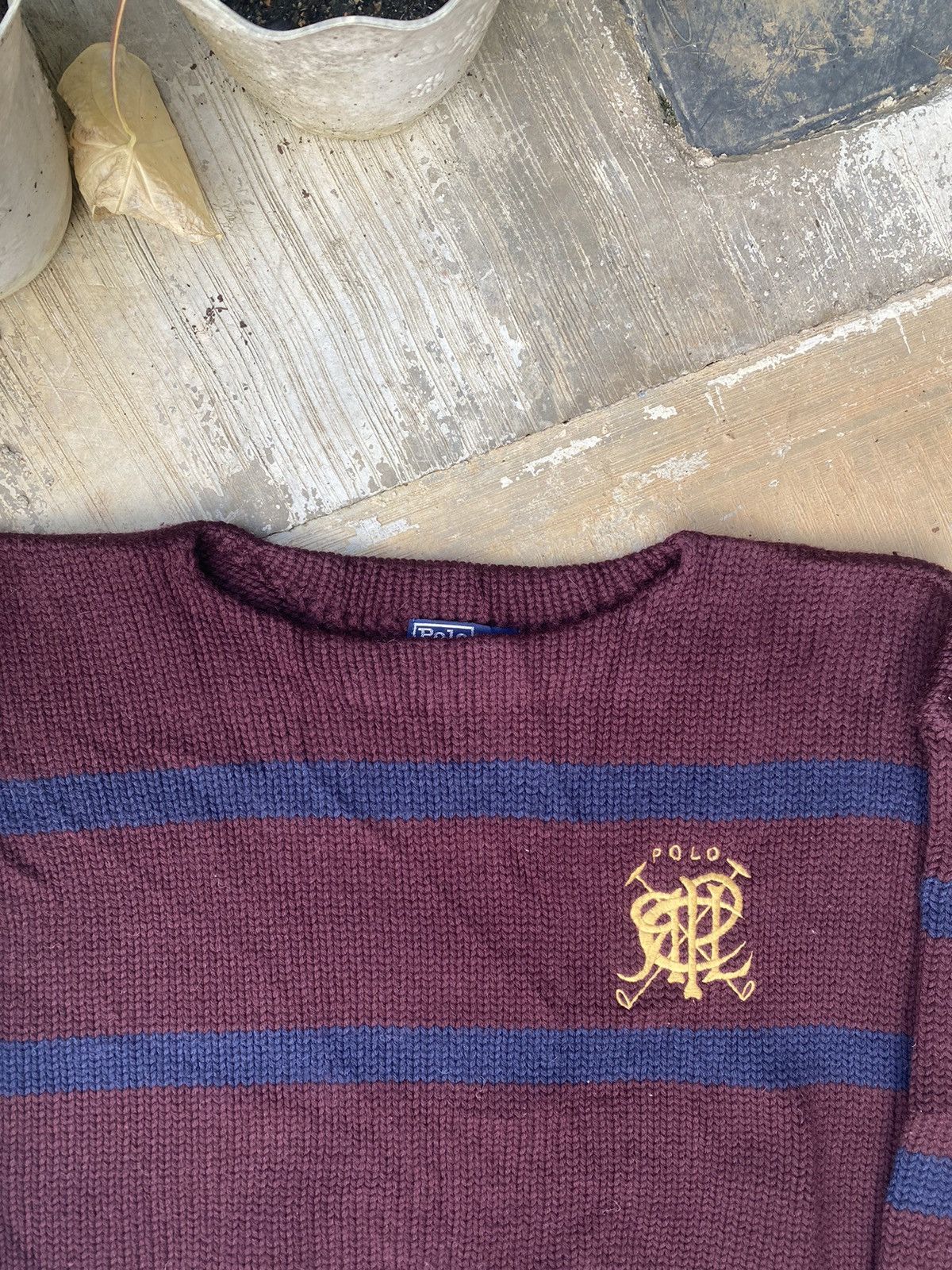 Polo Ralph Lauren Polo Ralph Lauren Wool Knit Sweater Size US L / EU 52-54 / 3 - 3 Thumbnail