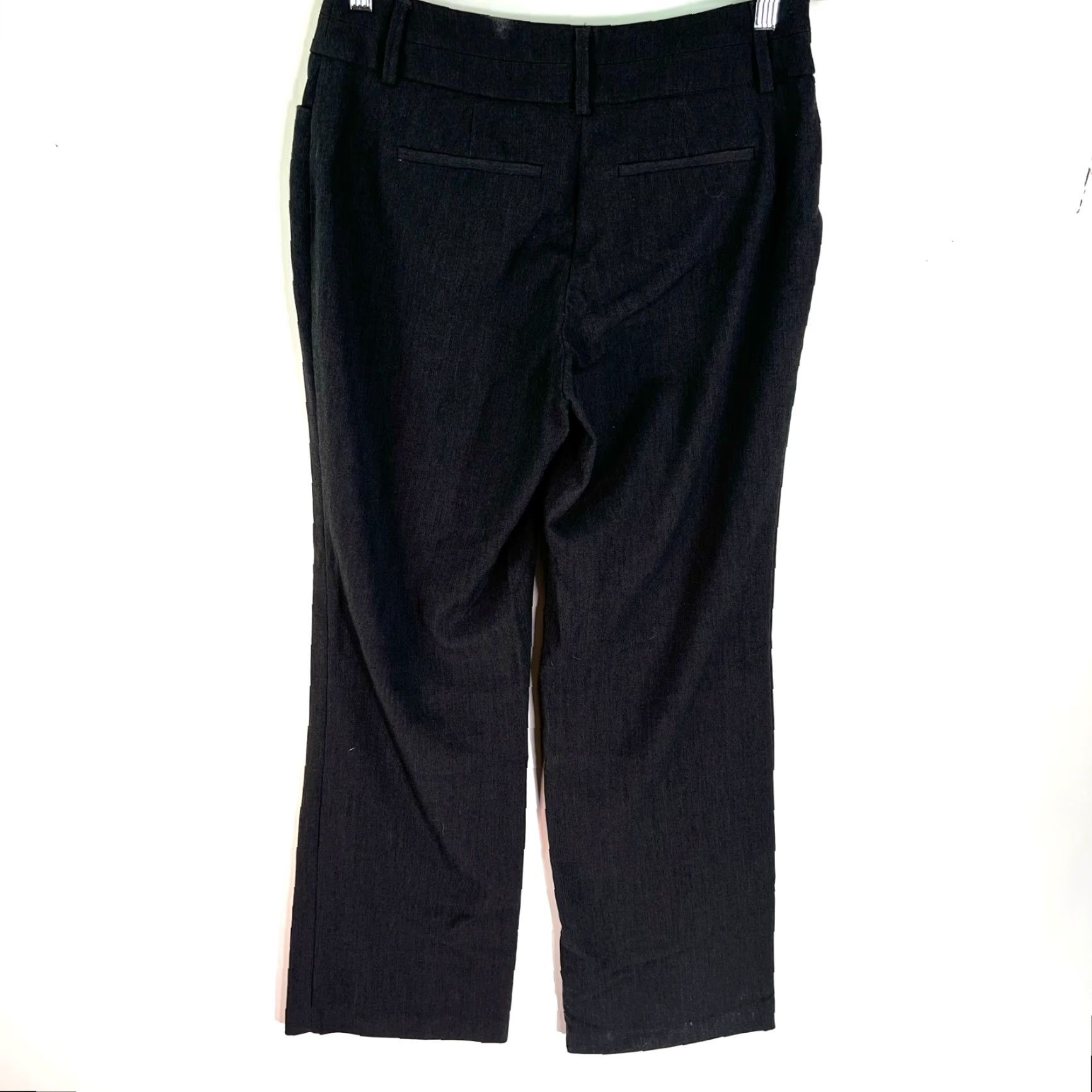 Apt. 9 Apt 9 Flat Front Woven Dress Pants Women's Size 9L Dark Gray Size 30" / US 8 / IT 44 - 7 Thumbnail