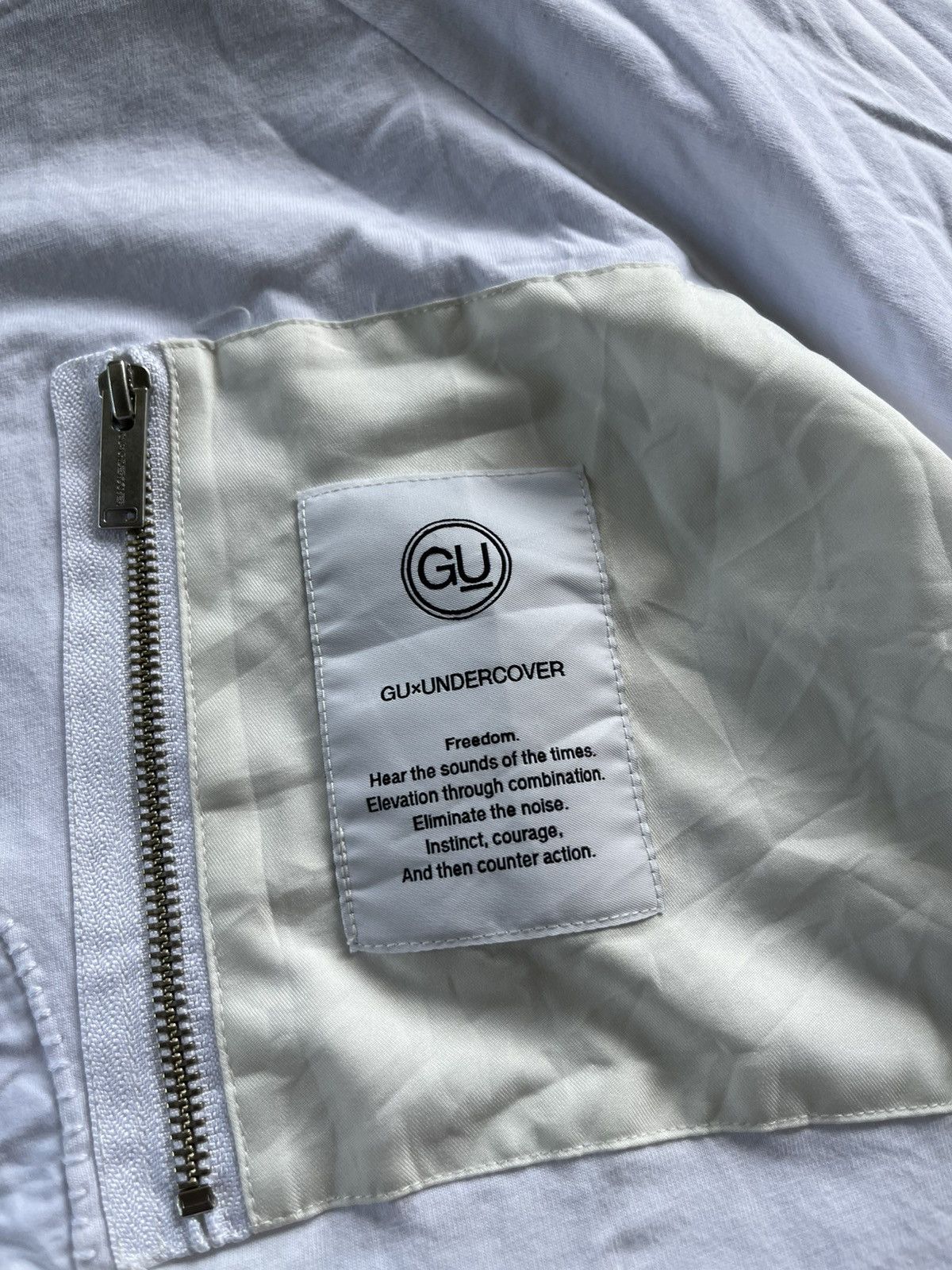 GU × Japanese Brand × Undercover GU X UNDERCOVER SASHIKO CUSTOME SINGLE POCKET TEE Size US M / EU 48-50 / 2 - 3 Thumbnail
