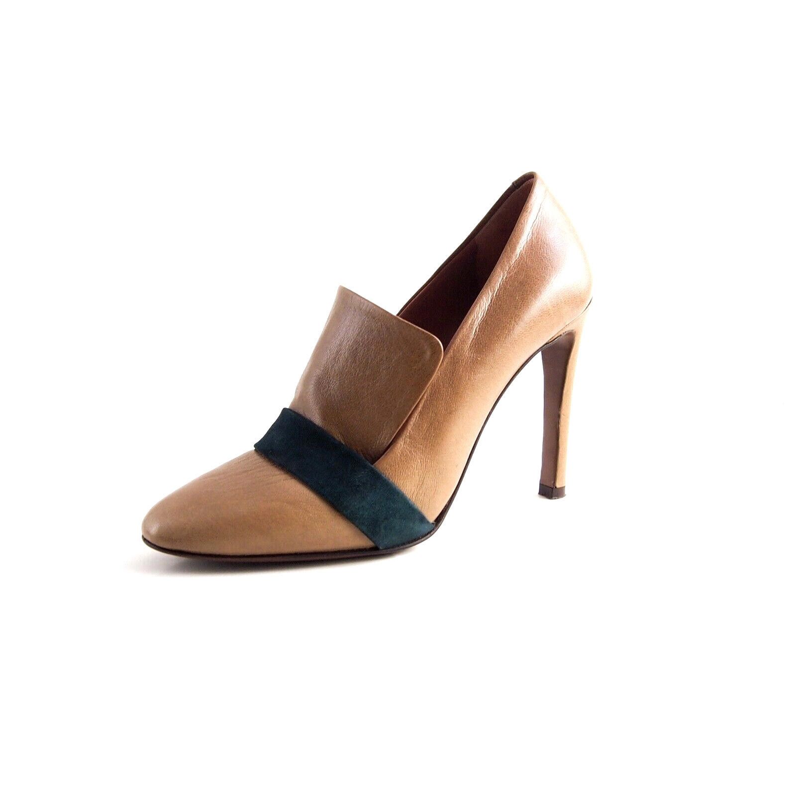 Designer L'Autre Chose Heels Tan Leather Womens US 7.5 EU 37.5 Size US 7.5 / IT 37.5 - 1 Thumbnail