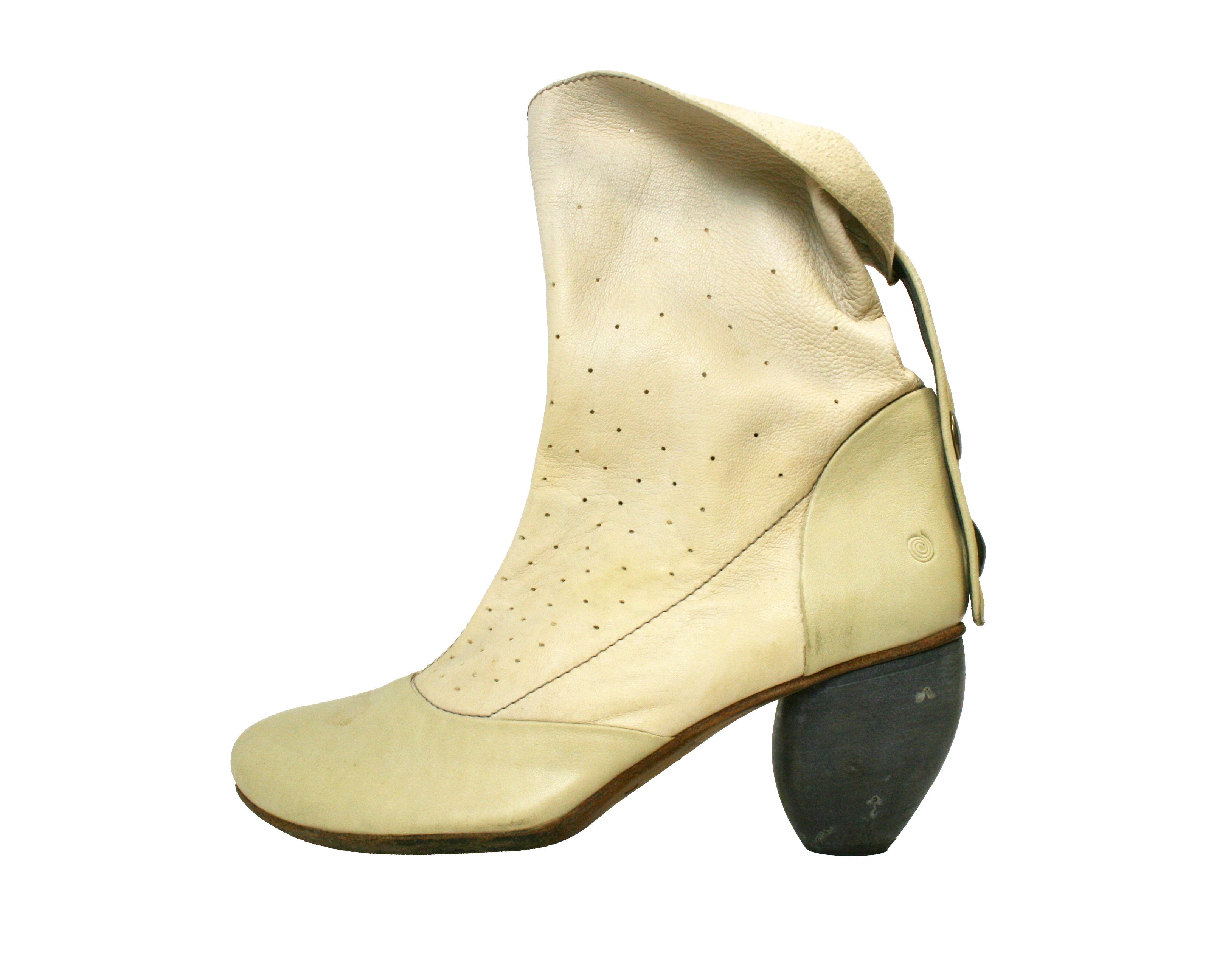 Marsell 2015 Hand Painted Leather Ankle Boots Size US 10 / IT 40 - 2 Thumbnail