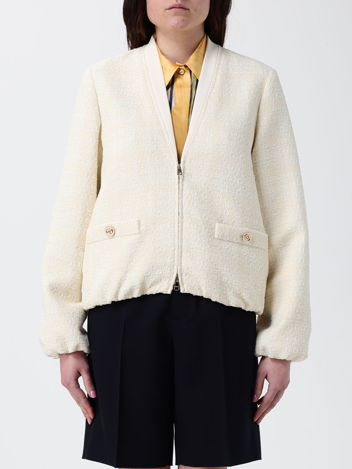 Gucci Gucci Jacket Woman Beige Size M / US 6-8 / IT 42-44 - 1 Thumbnail