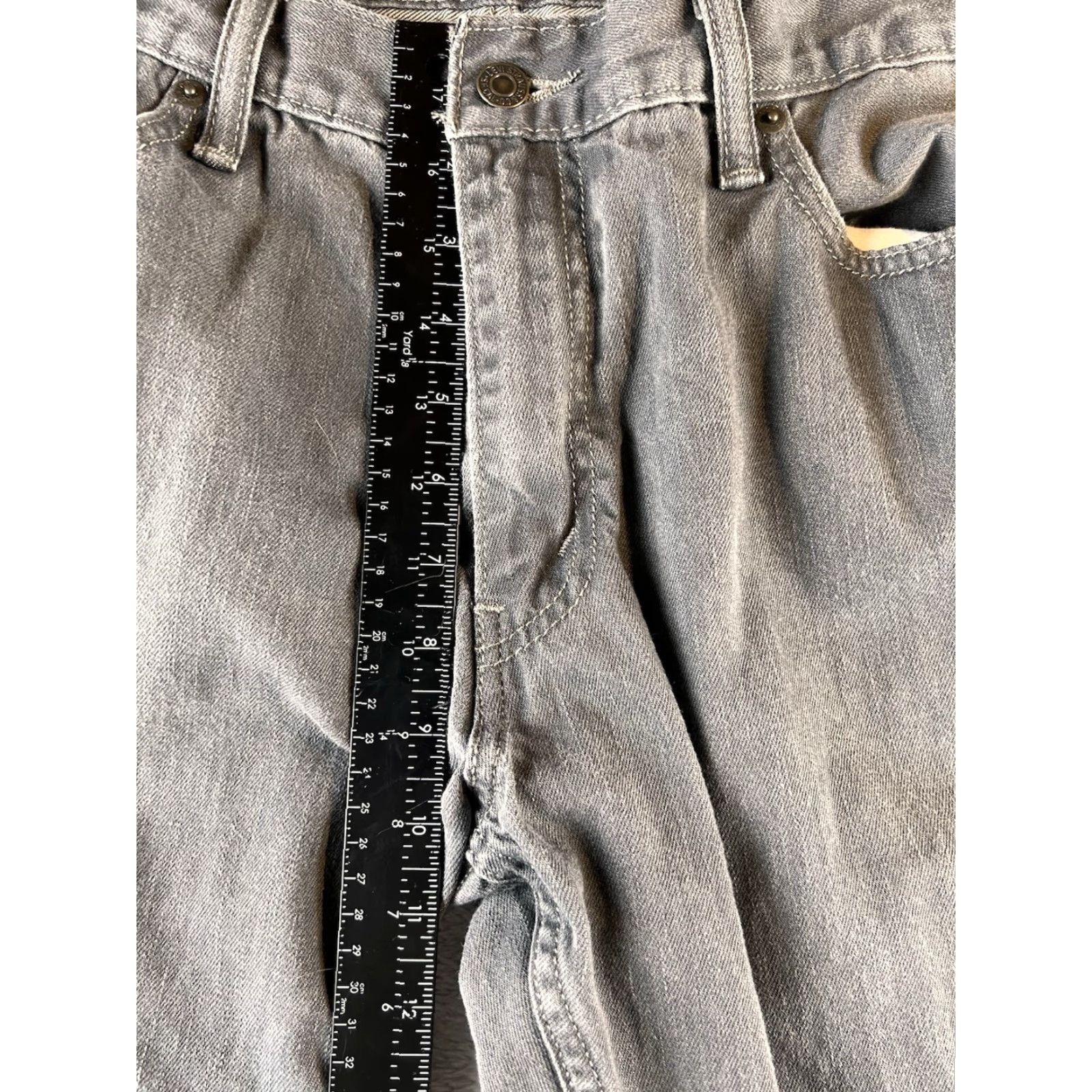 Levi's Levi's Jeans Men 36 36x30 Gray Skinny City Logo 5-Pocket Denim Vintage No Size US 36 / EU 52 - 6 Thumbnail