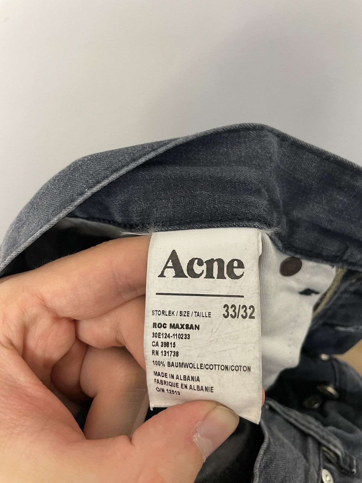 Acne Studios Acne Studios Luxury High Quality Washed Denim Jeans Rare Size US 33 - 4 Thumbnail