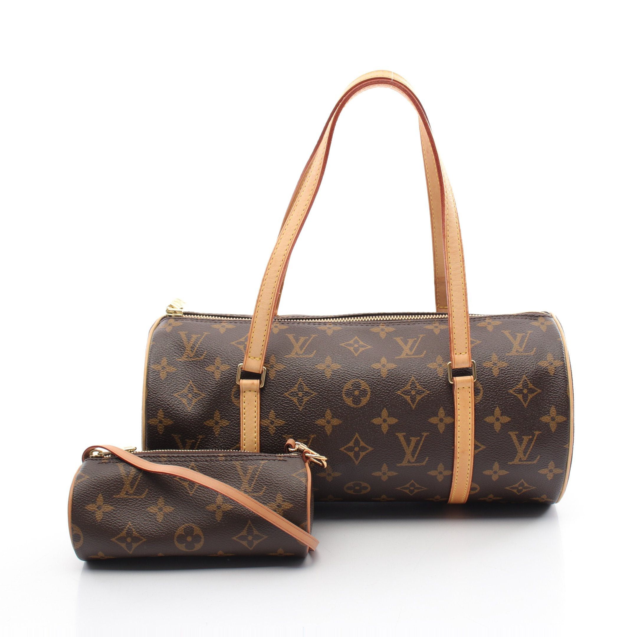 Louis Vuitton Louis Vuitton Papillon 30 Monogram Handbag Leather Brown Size ONE SIZE - 1 Thumbnail