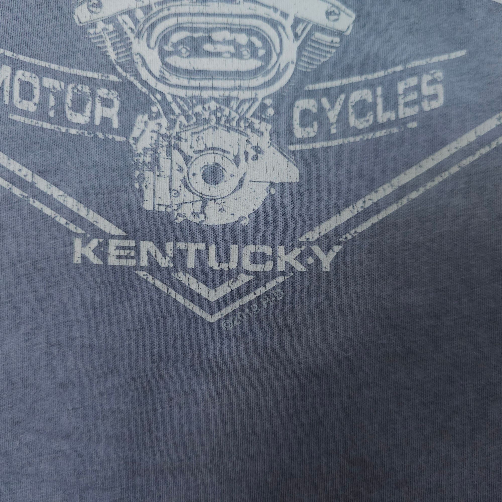 Harley Davidson Harley Davidson T Shirt Mens XL Double Sided Light Gray Size US XL / EU 56 / 4 - 10 Thumbnail