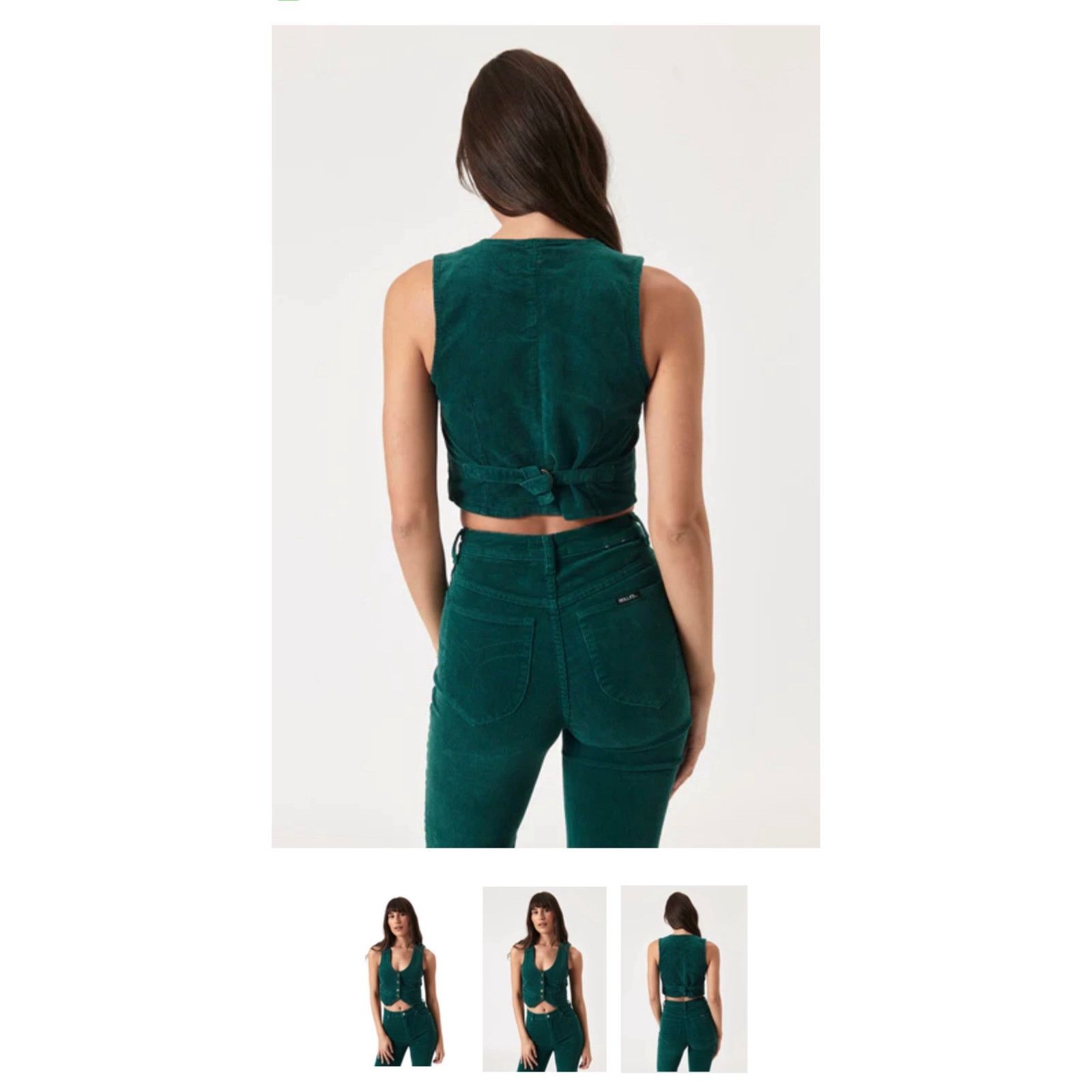 Rolla's Rolla’s Dusters Bootcut Corduroy Pants Teal Green High Rise Size 28" / US 6 / IT 42 - 1 Thumbnail