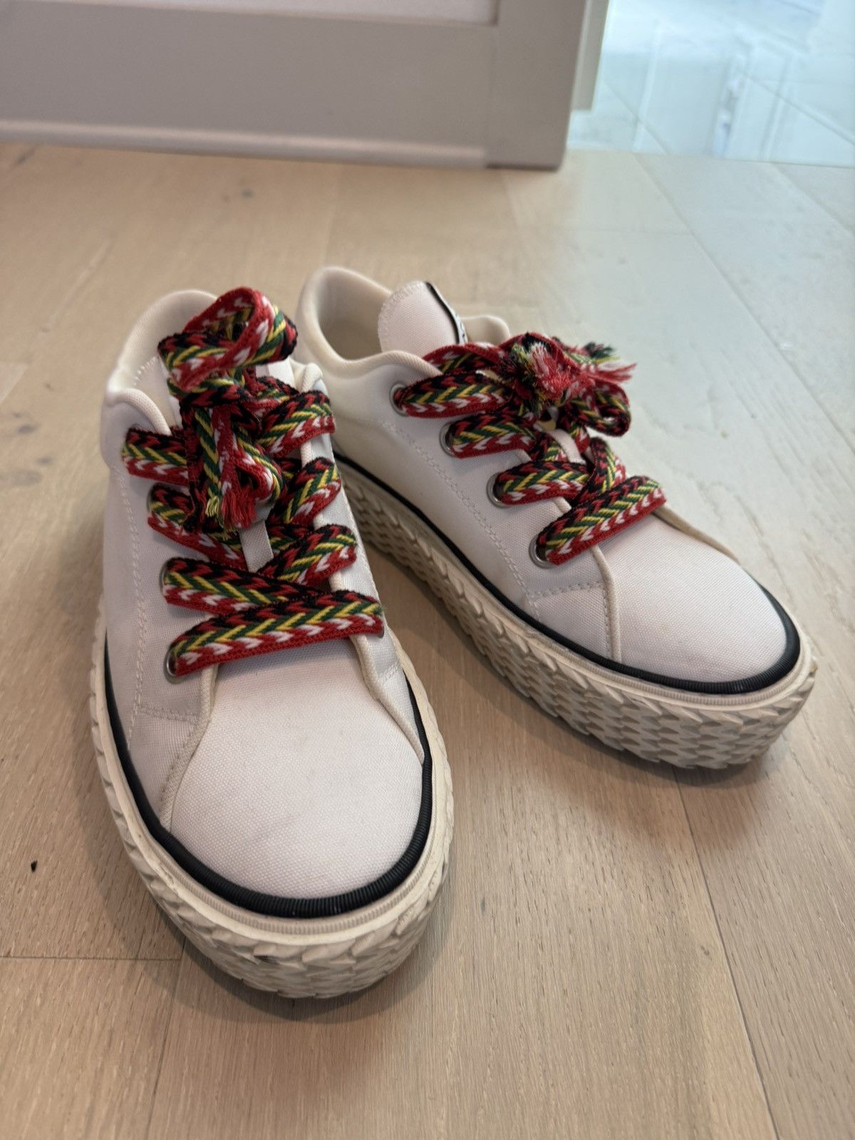 Lanvin Lanvin Curb Cloth Sneakers sz 11 Size US 11 / EU 44 - 4 Thumbnail
