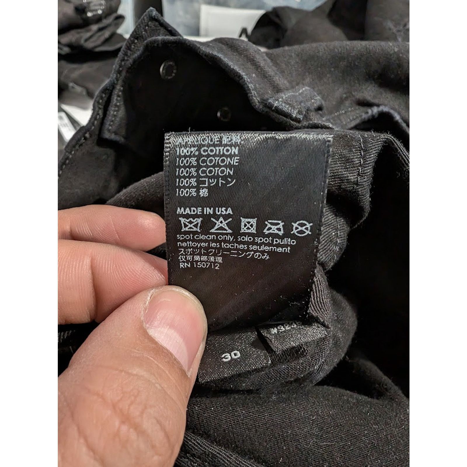 Amiri o1rshd1 Q:2 / MX1 Bandana Jeans in Black Size US 32 / EU 48 - 21 Thumbnail