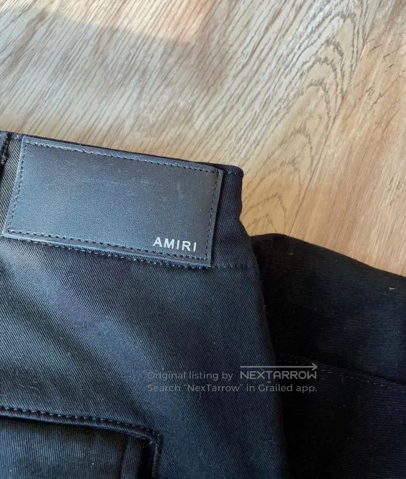 Amiri Amiri Size 32 Classic dark camouflage tooling black spell Size US 32 / EU 48 - 3 Thumbnail
