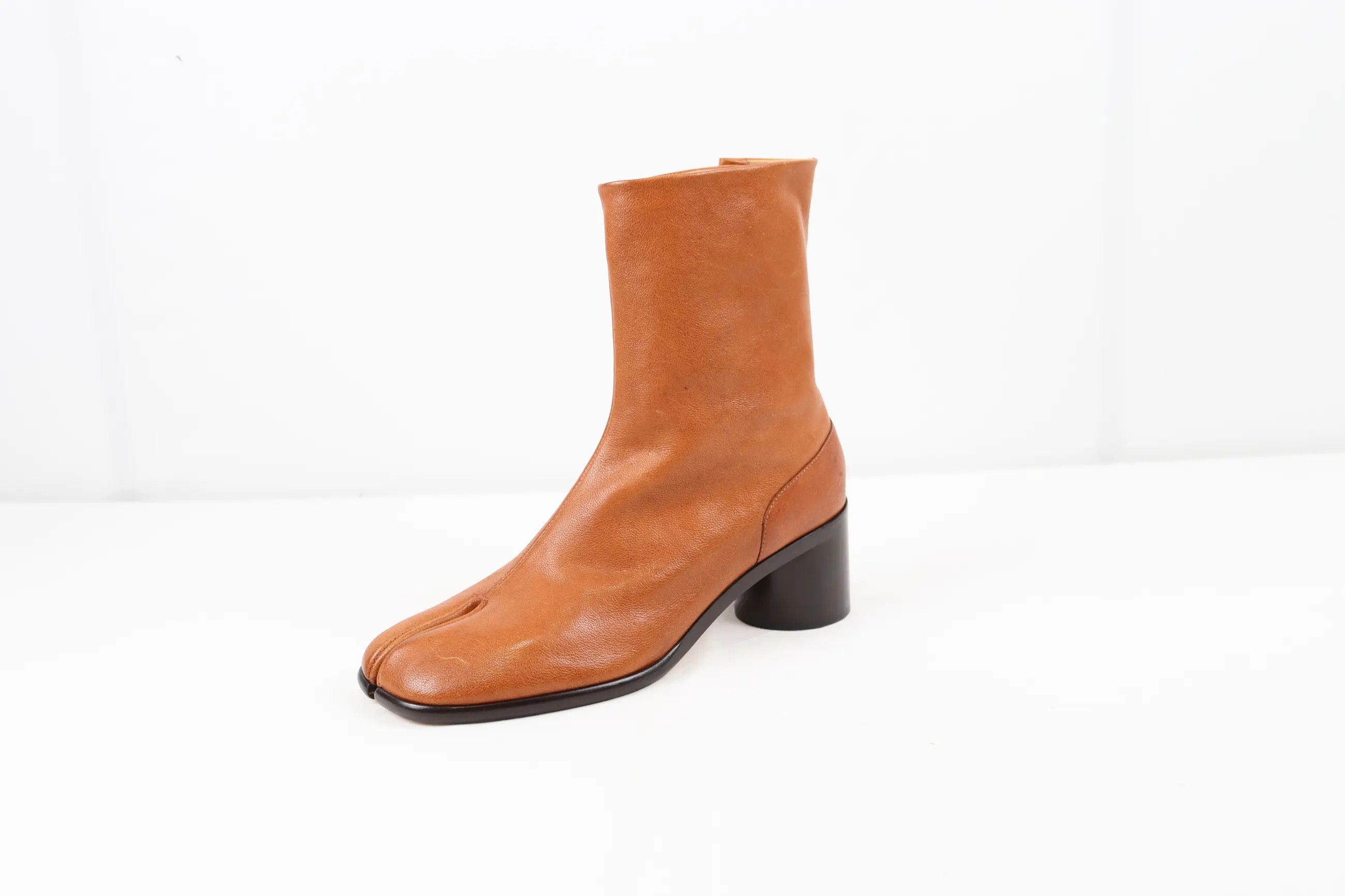 Maison Margiela o1rshd High Tabi Boots in Caramel Size US 12 / EU 45 - 5 Thumbnail