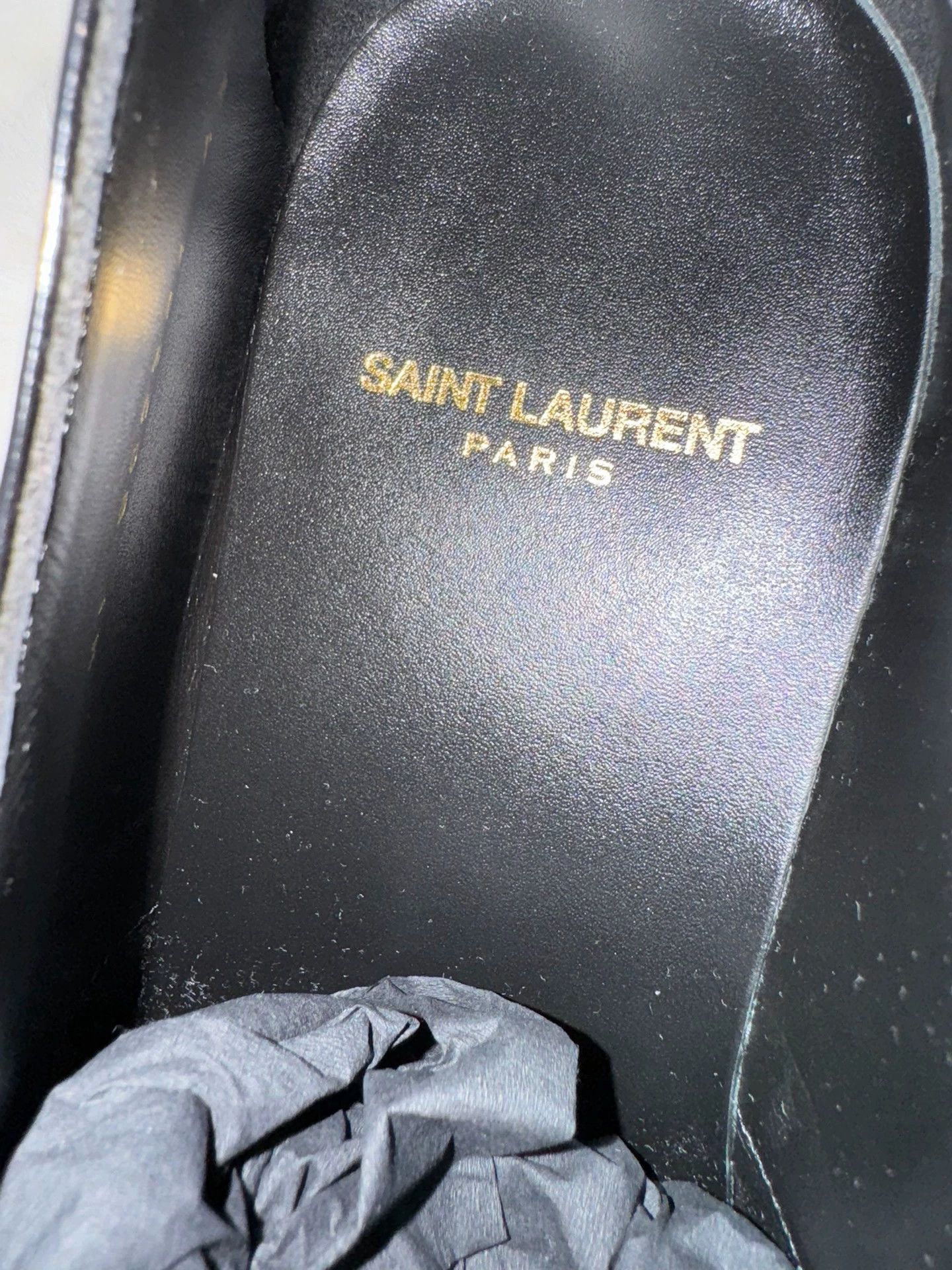 Saint Laurent Paris Saint Laurent SLP brand new men's new shiny leather shoes Size US 10 / EU 43 - 6 Thumbnail