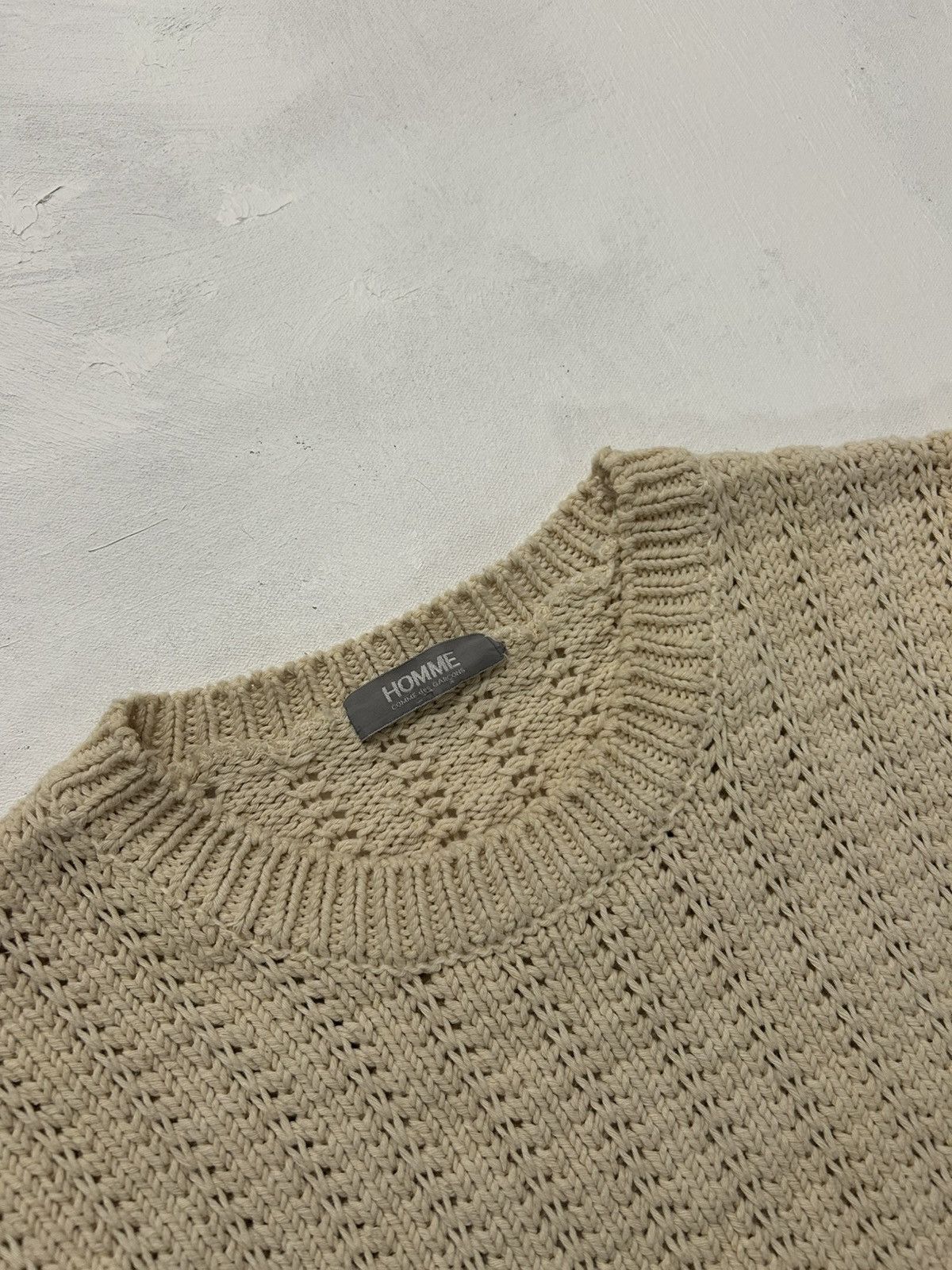 Comme des Garcons Homme 90s Comme des Garcons HOMME knit Sweater Size US M / EU 48-50 / 2 - 2 Thumbnail