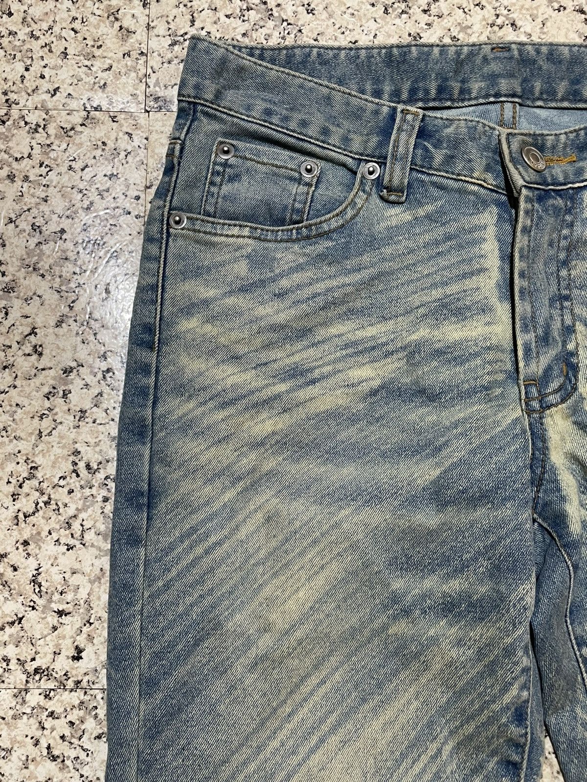 EGOIST Vintage EGOIST Y2K Sand Wash Flare Denim Pants LGB Style Size 27" / US 4 / IT 40 - 3 Thumbnail