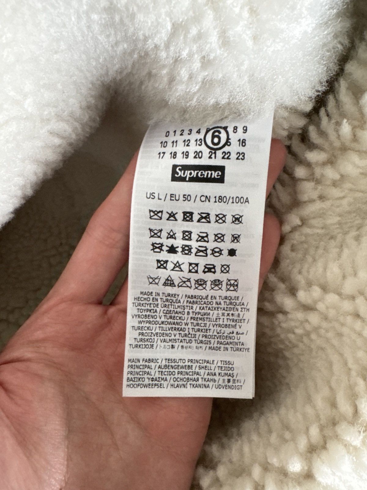 Maison Margiela × Supreme Supreme MM6 Maison Margiela Hooded Shearling Bomber Jacket Size US L / EU 52-54 / 3 - 4 Thumbnail