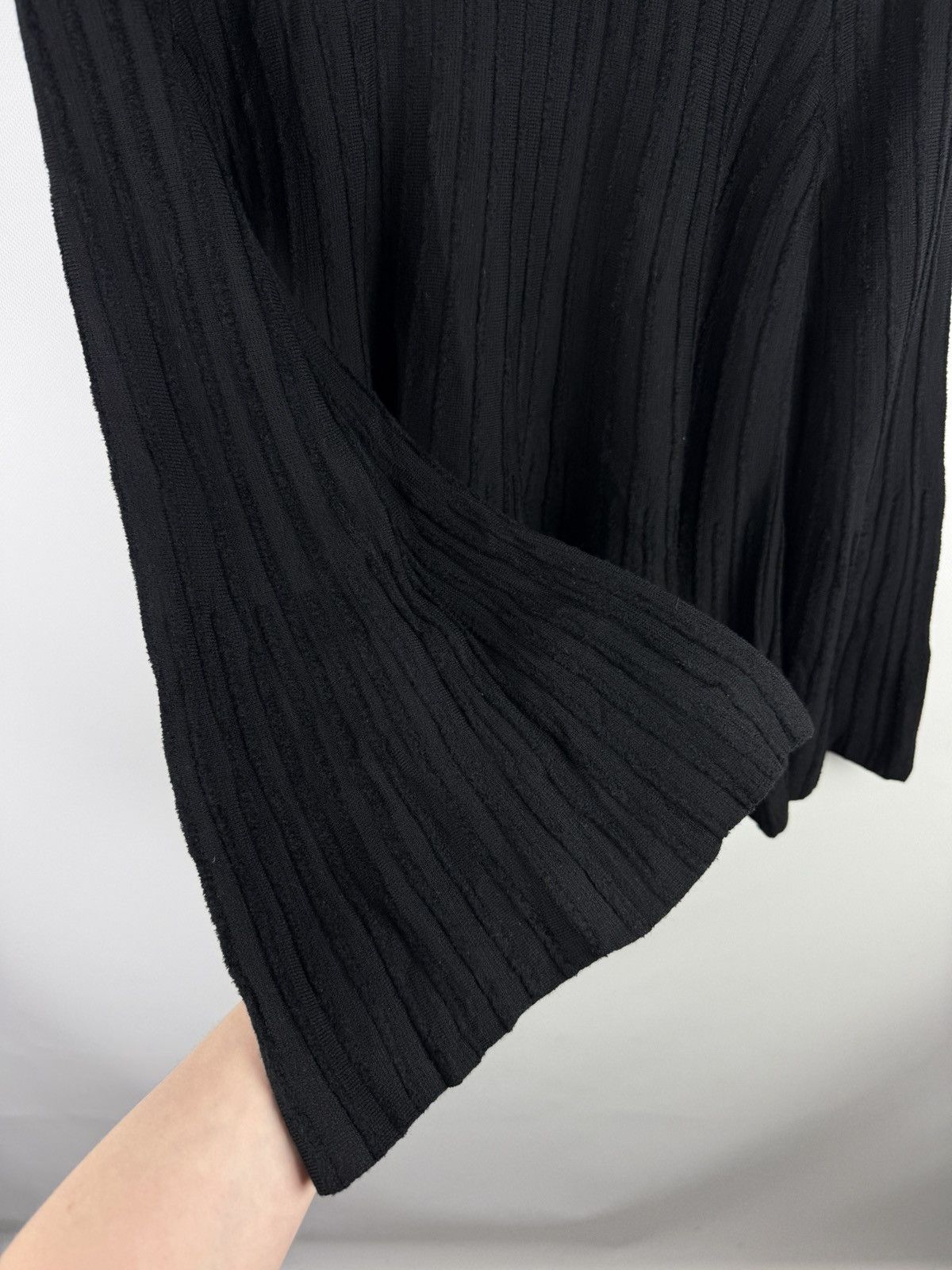 Cos Cos Bell Sleeve Ribbed Lagenlook Wool Sweater Pullover Size S / US 4 / IT 40 - 9 Thumbnail