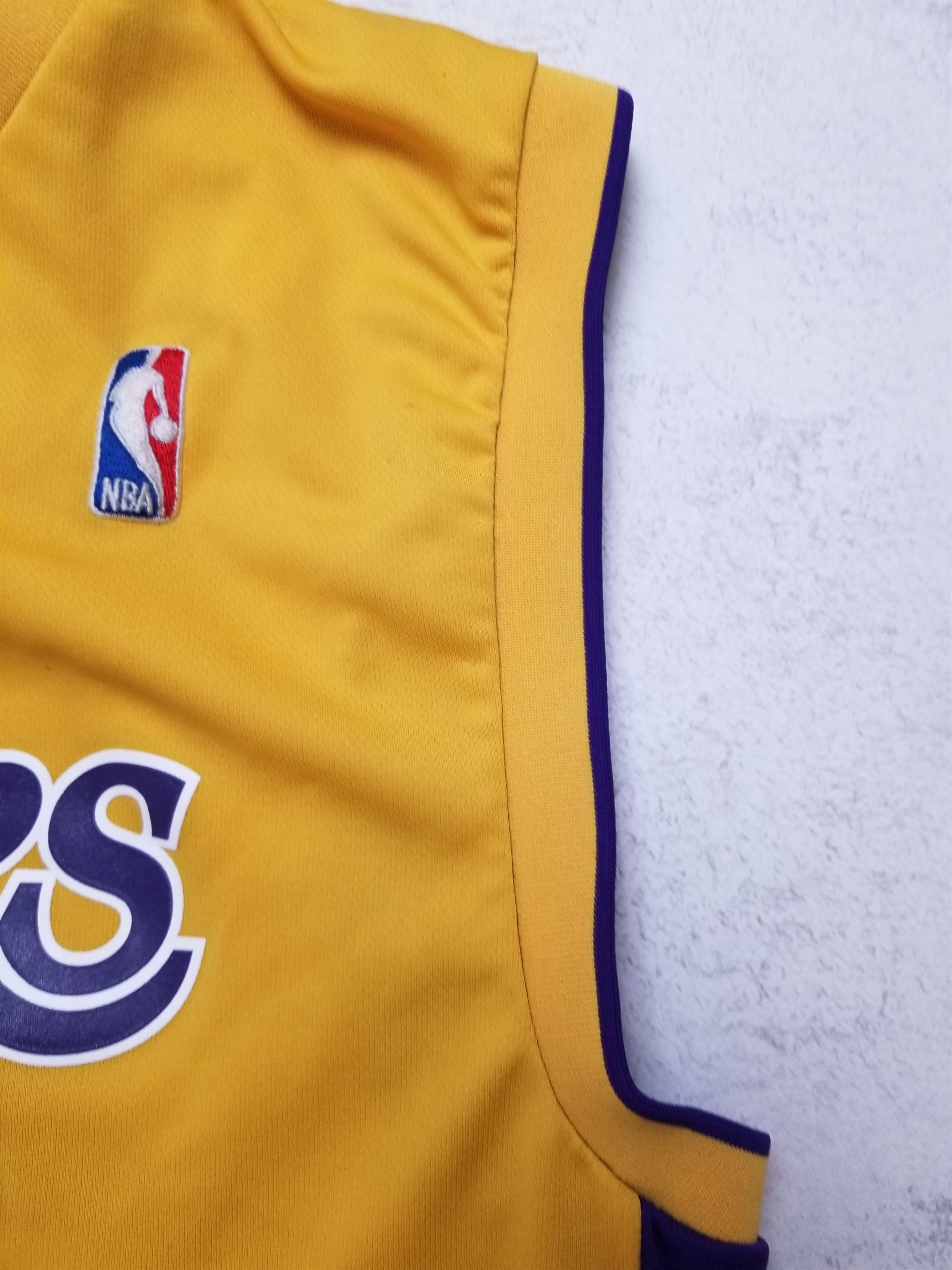 Adidas Los Angeles Lakers Kobe Bryant #24 Adidas NBA Yellow Jersey Size US M / EU 48-50 / 2 - 11 Thumbnail